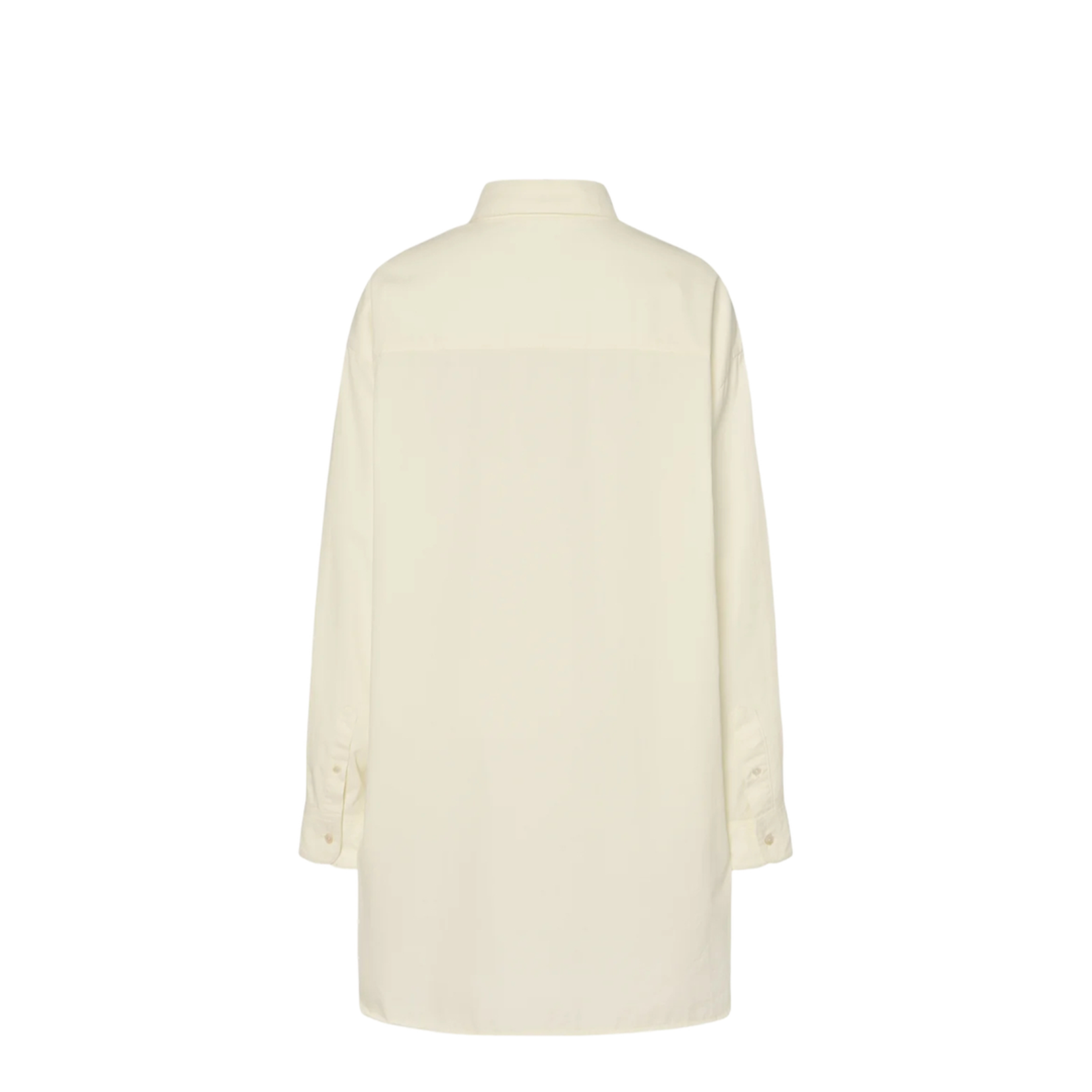 Luka Shirt White in Cotton and Cashmere - Image 2
