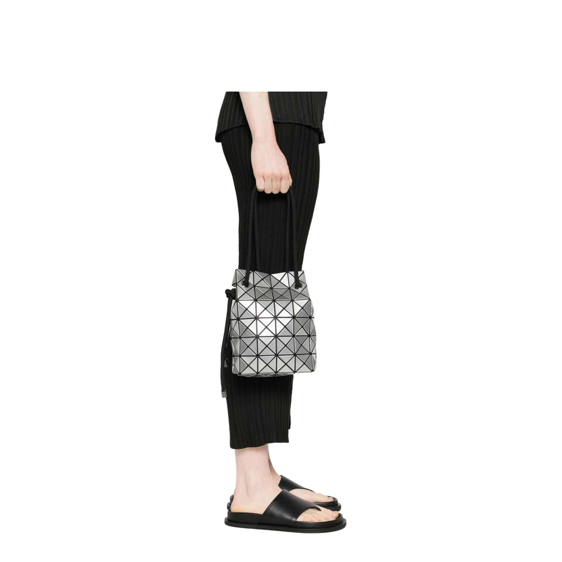 WRING PVC Bucket Bag - Silver (no.91) - Image 4