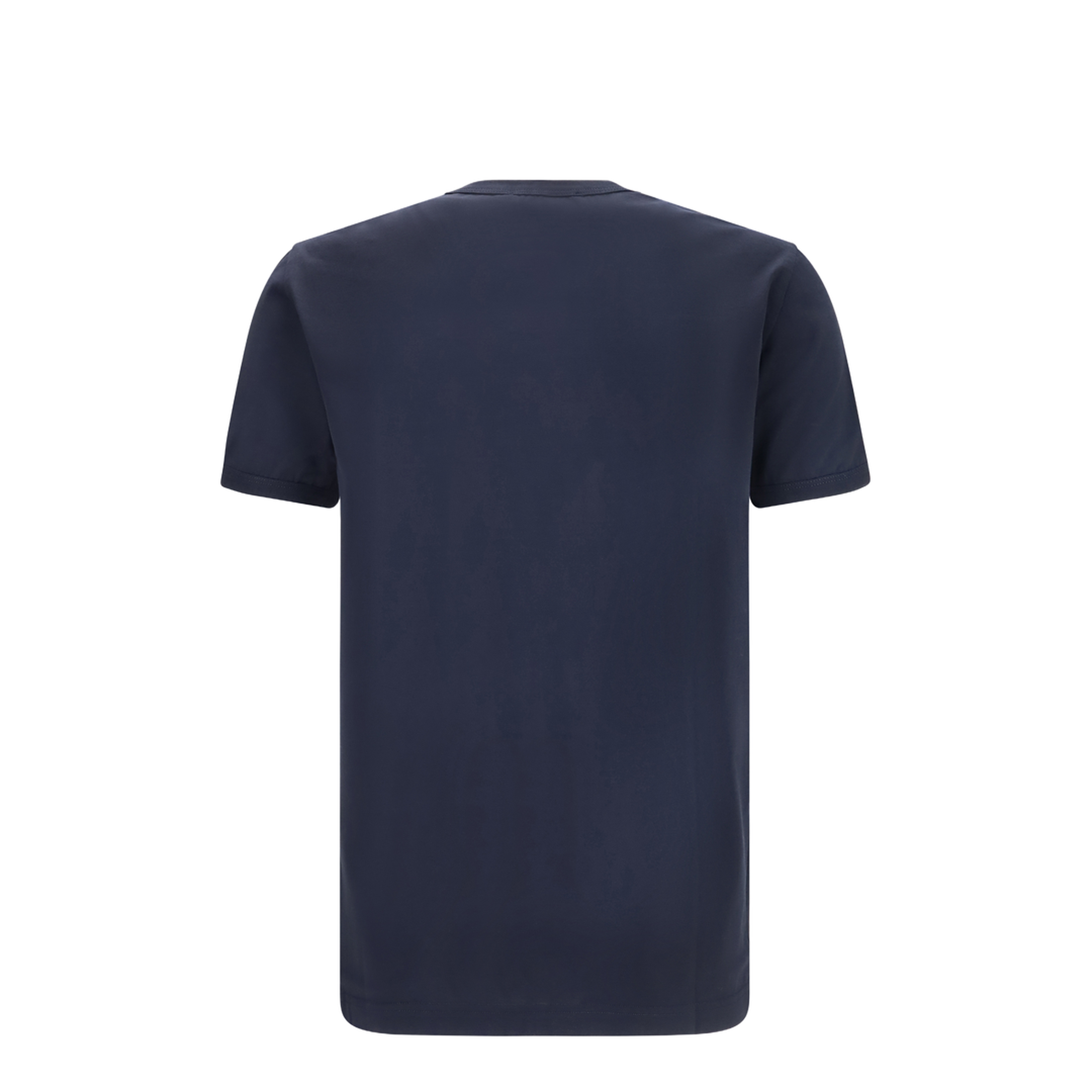Cotton T-shirt with logo plaque - Image 2