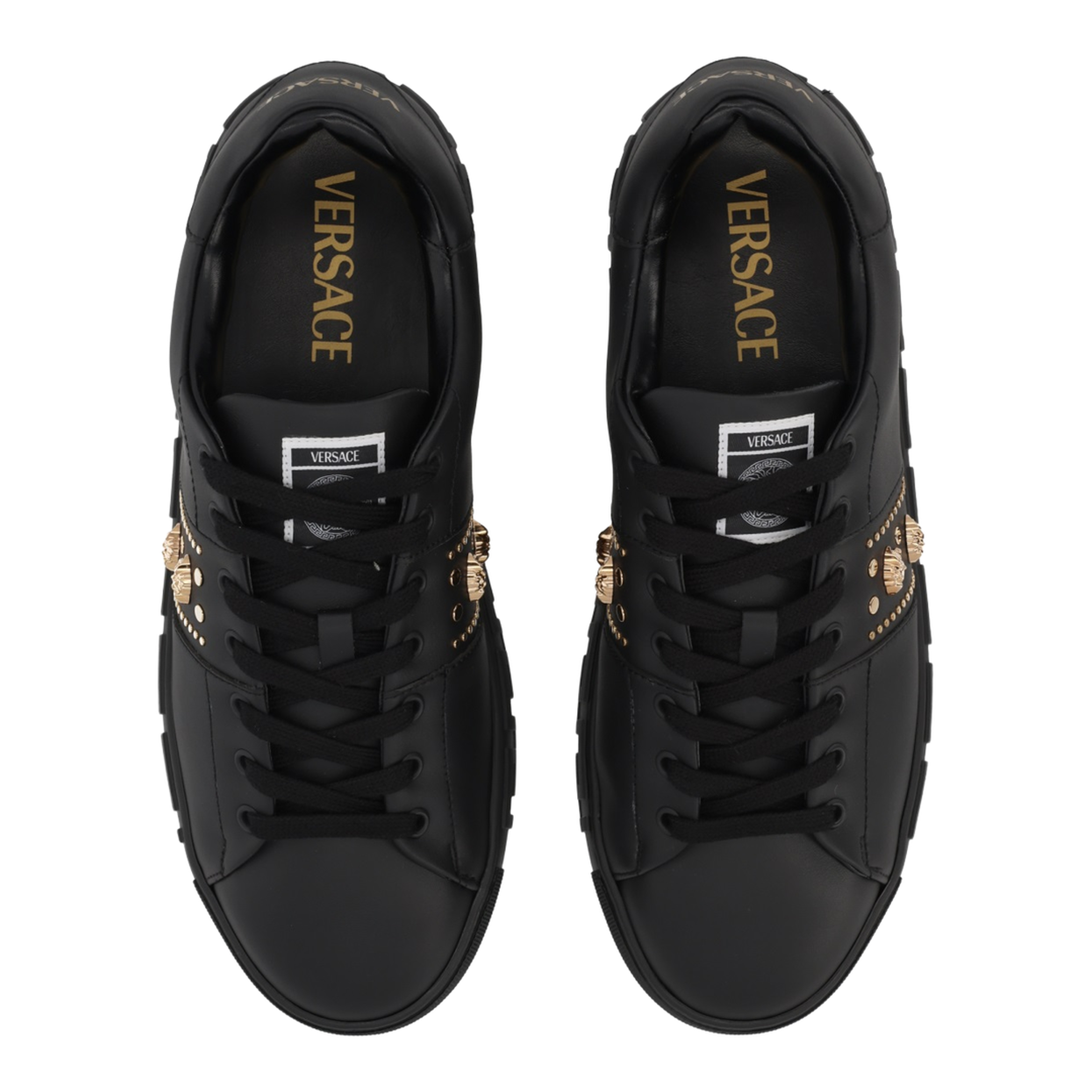 Black Leather Sneakers - Image 5