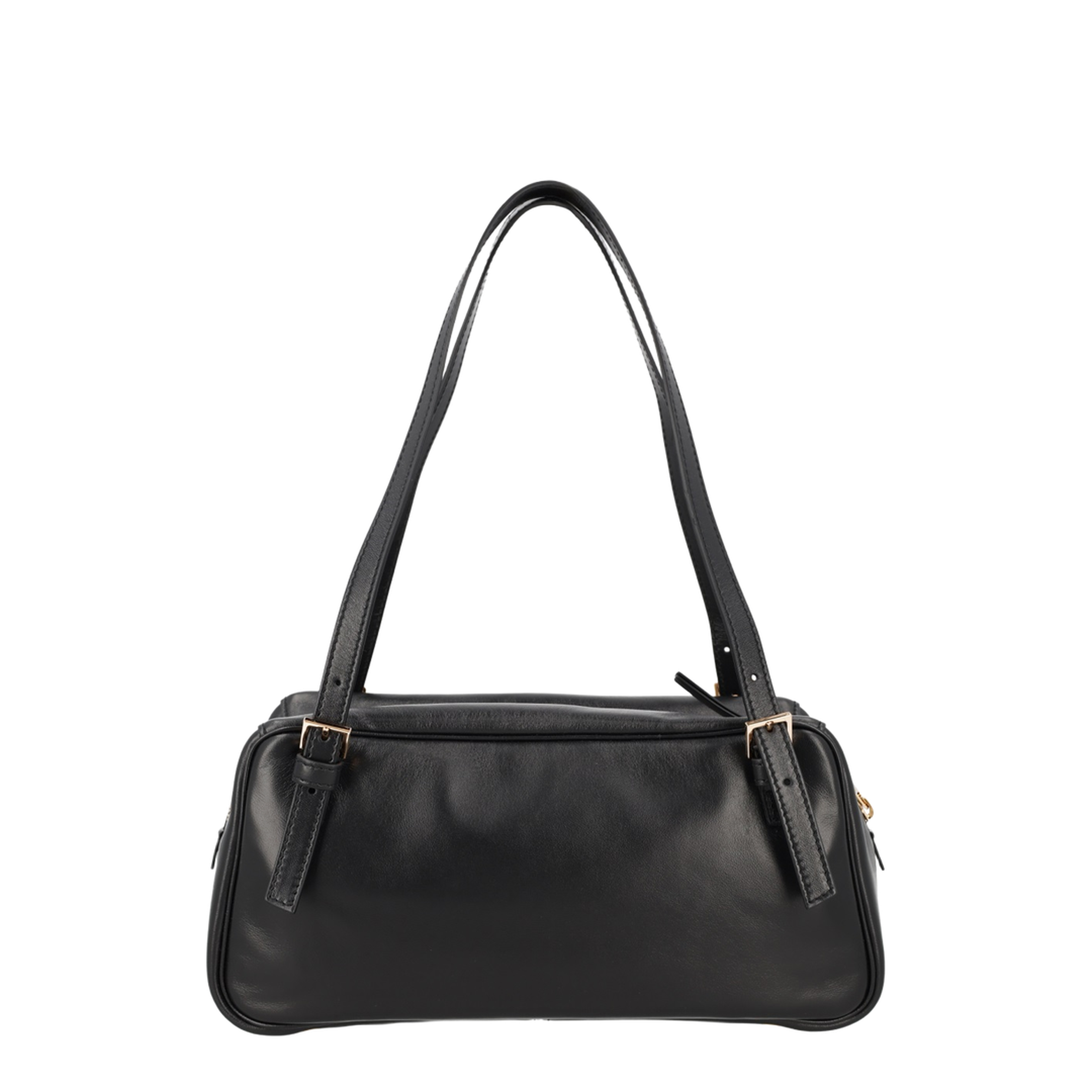 Tag Lamb Skin Handbag - Black - Image 3