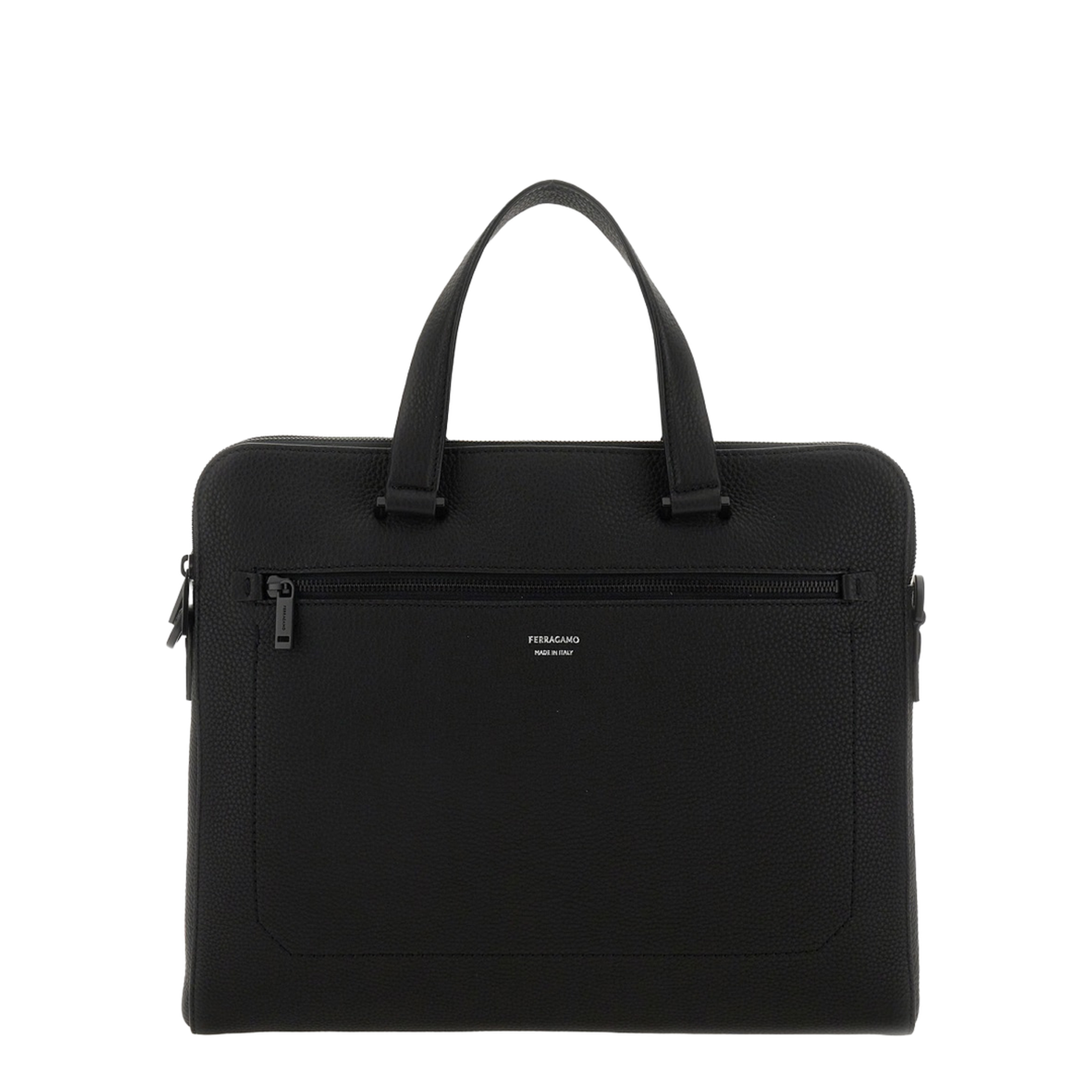 Business Bag Leather Black - Image 1