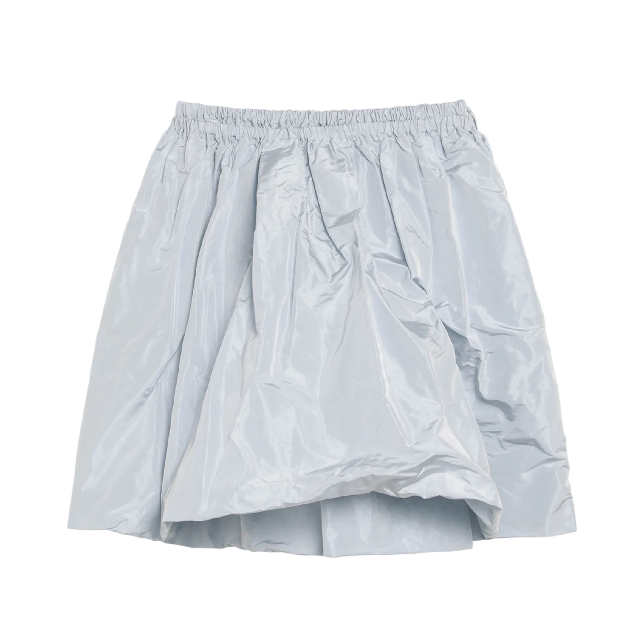 Light Grey Technical Taffeta Skirt - Image 1