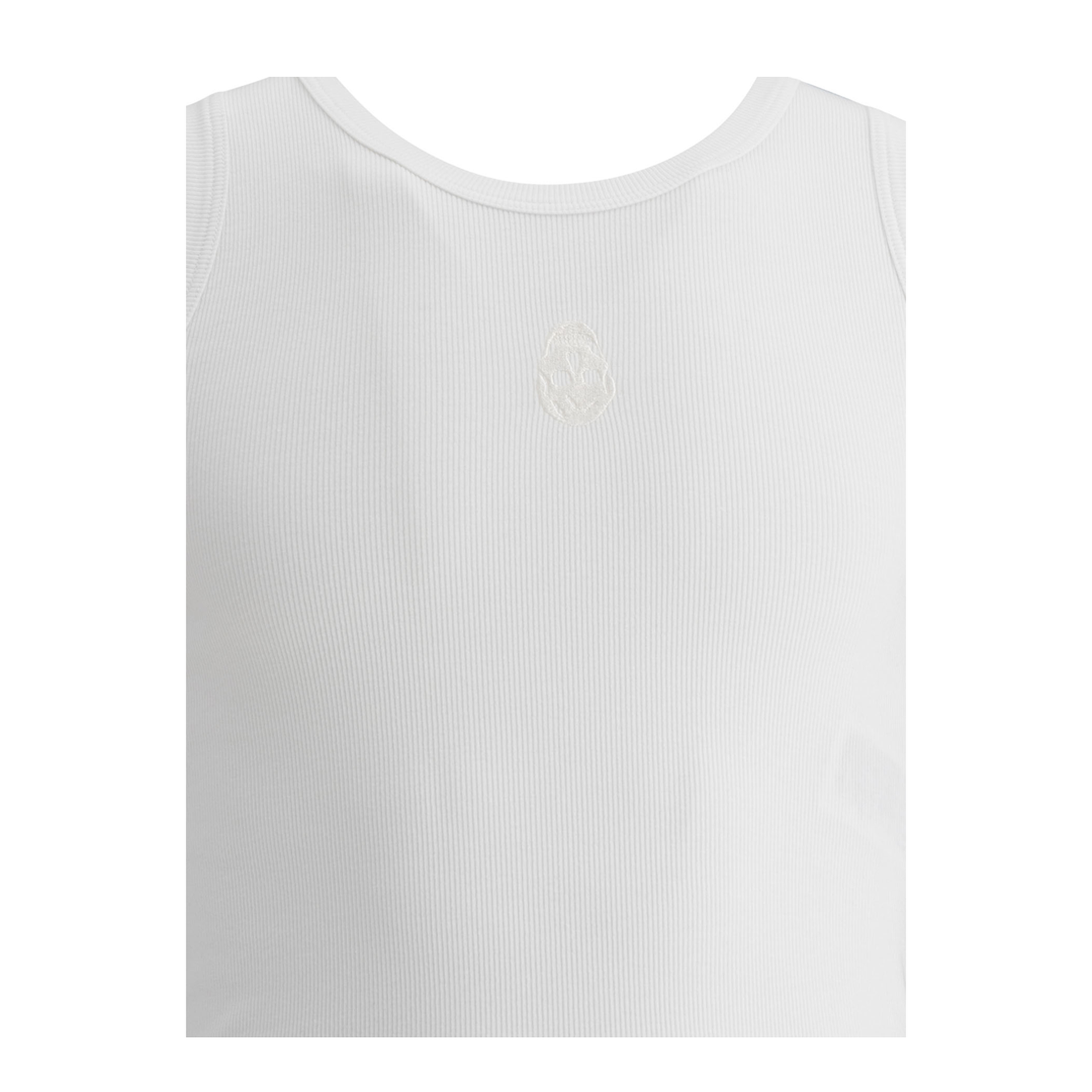 Skull-Embroidered Tank Top - Image 3