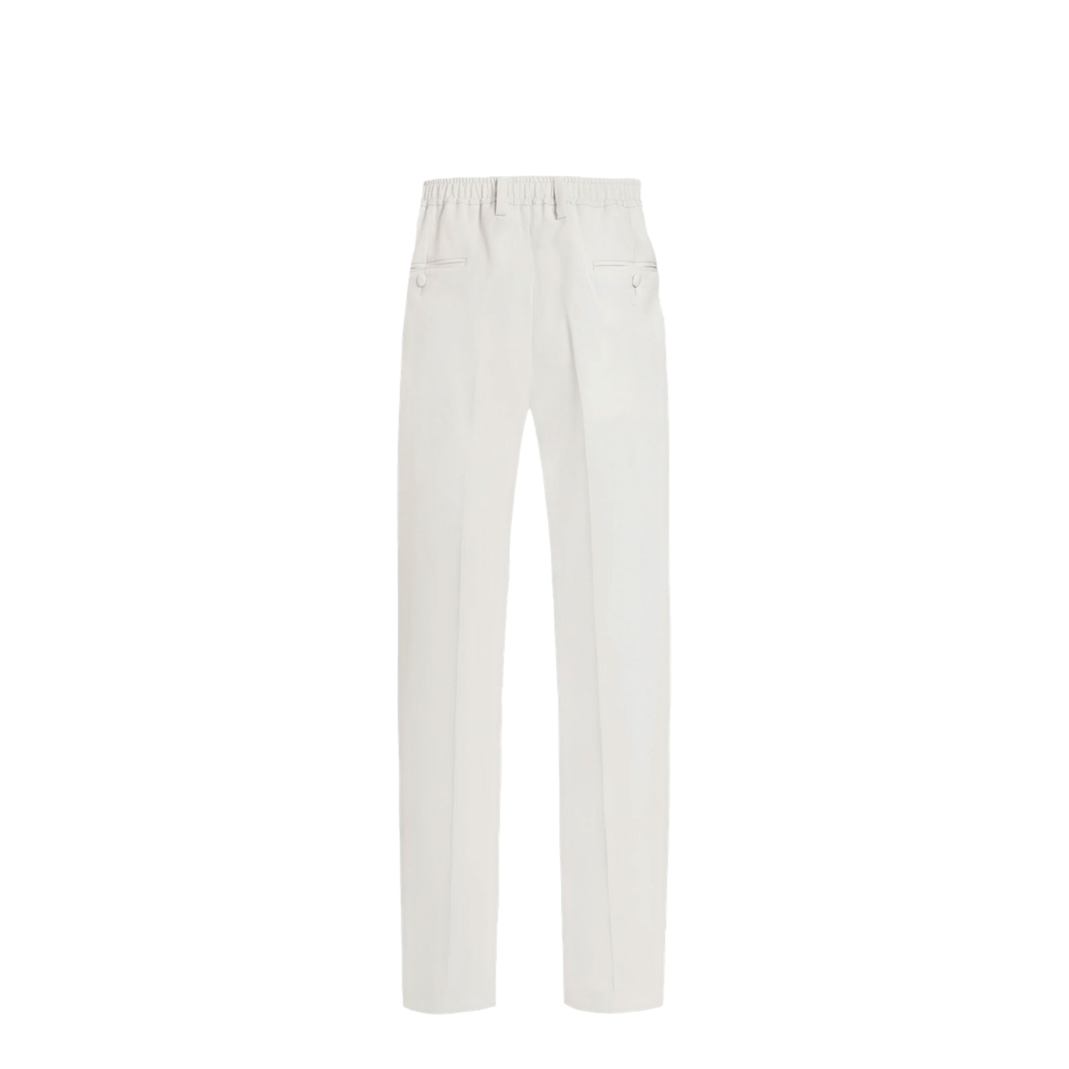 Wool Poplin Trousers - Image 2