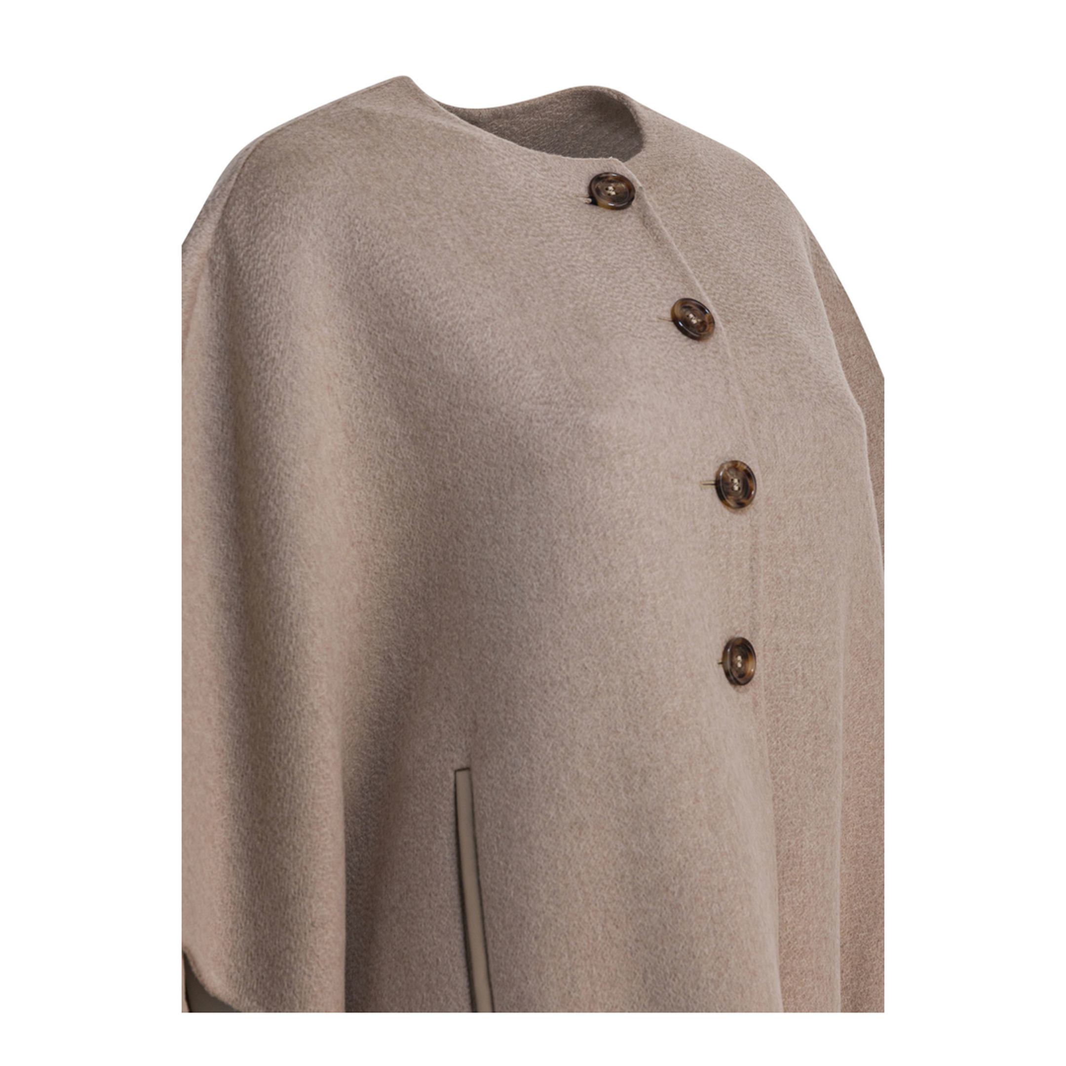 Cashmere Midi Cape - Image 4