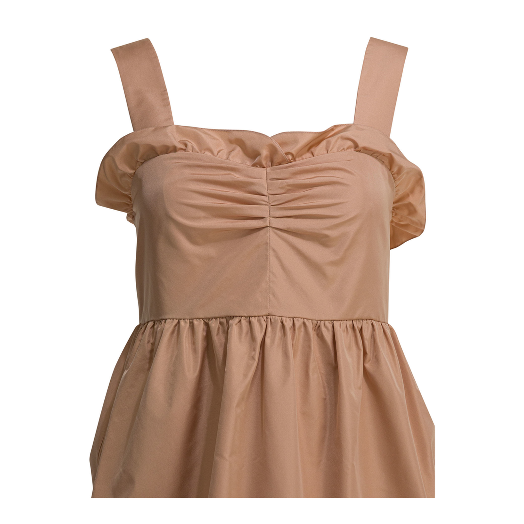 Balloon Dress In Silk Blend - Image 3