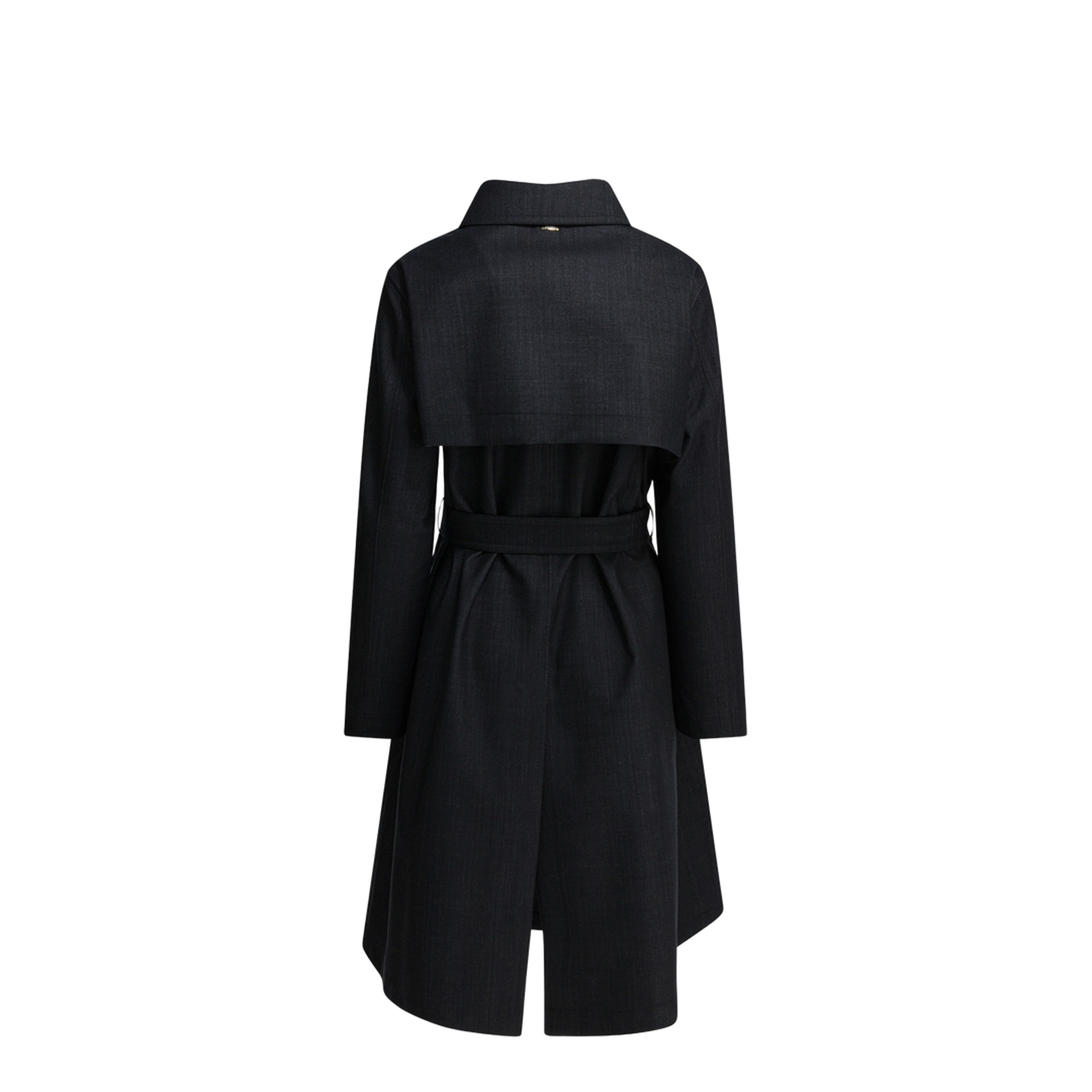 Trench Coat With Belt - Image 2