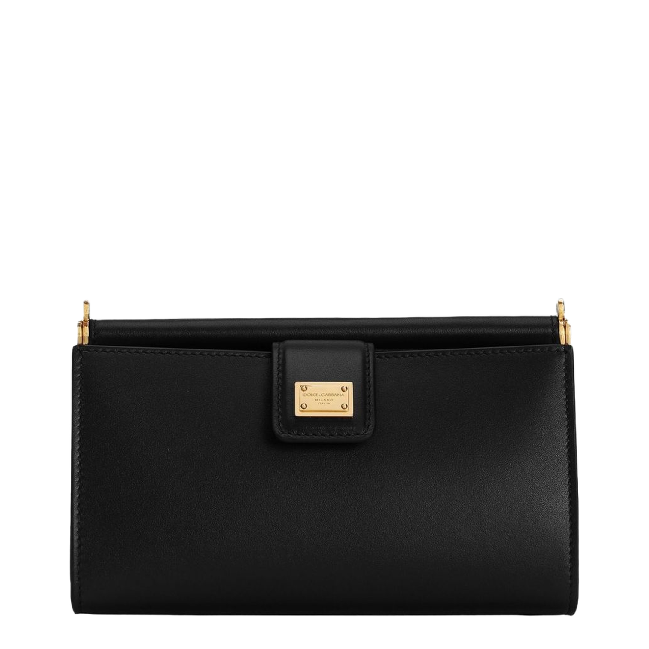 Plongé Calfskin Phone Bag - Black - Image 1