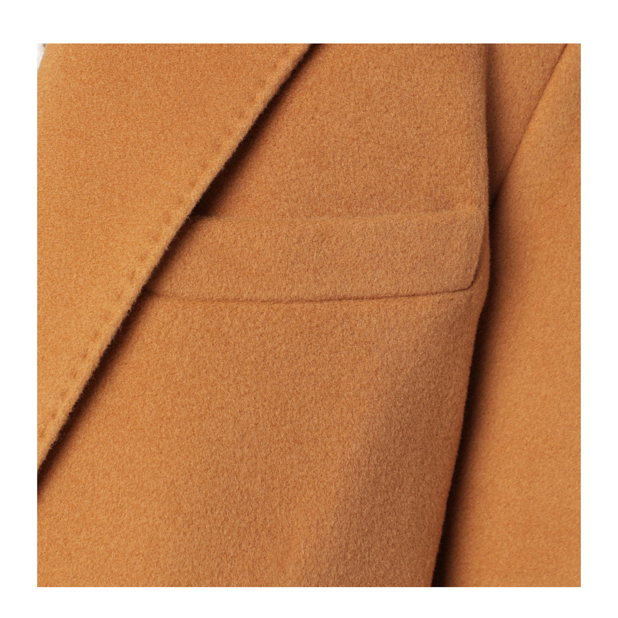 Camel Wool Blend Coat - Image 2