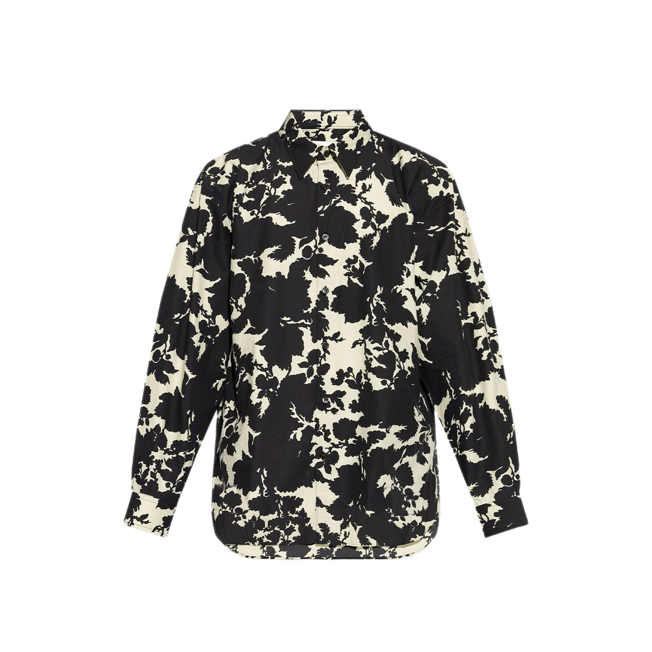 Croom Patterned Cotton Shirt - Image 1
