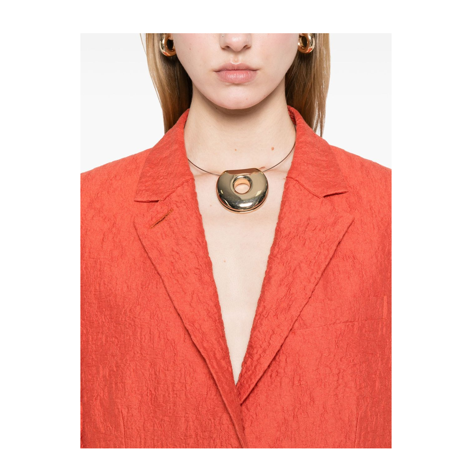 Cotton Blend Blazer Jacket - Image 5
