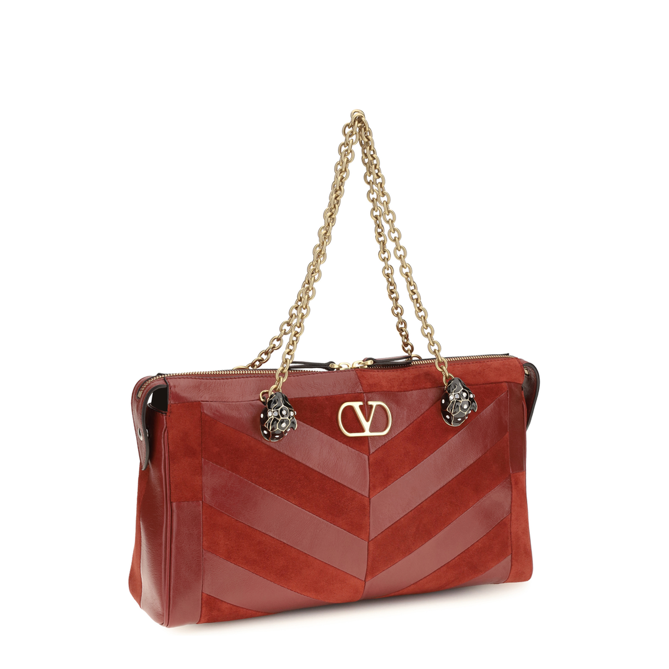 Medium Chevron Pattern Panthea Shoulder Bag - Image 2