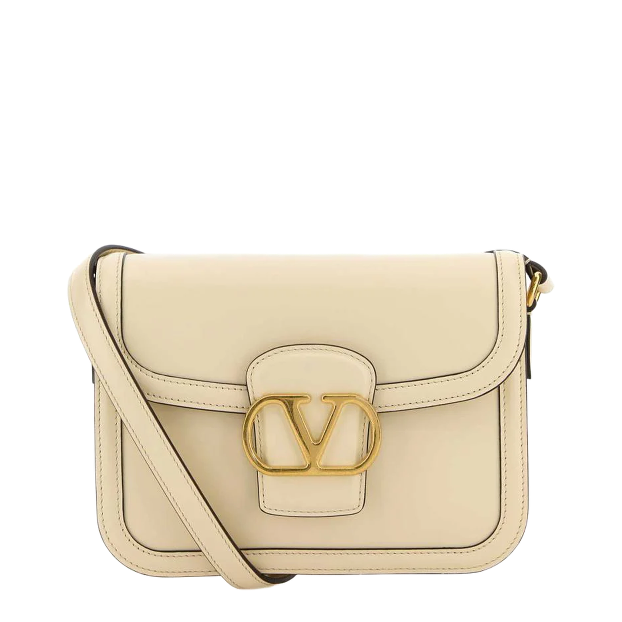 Ivory Leather 9to5 Shoulder Bag - Image 1