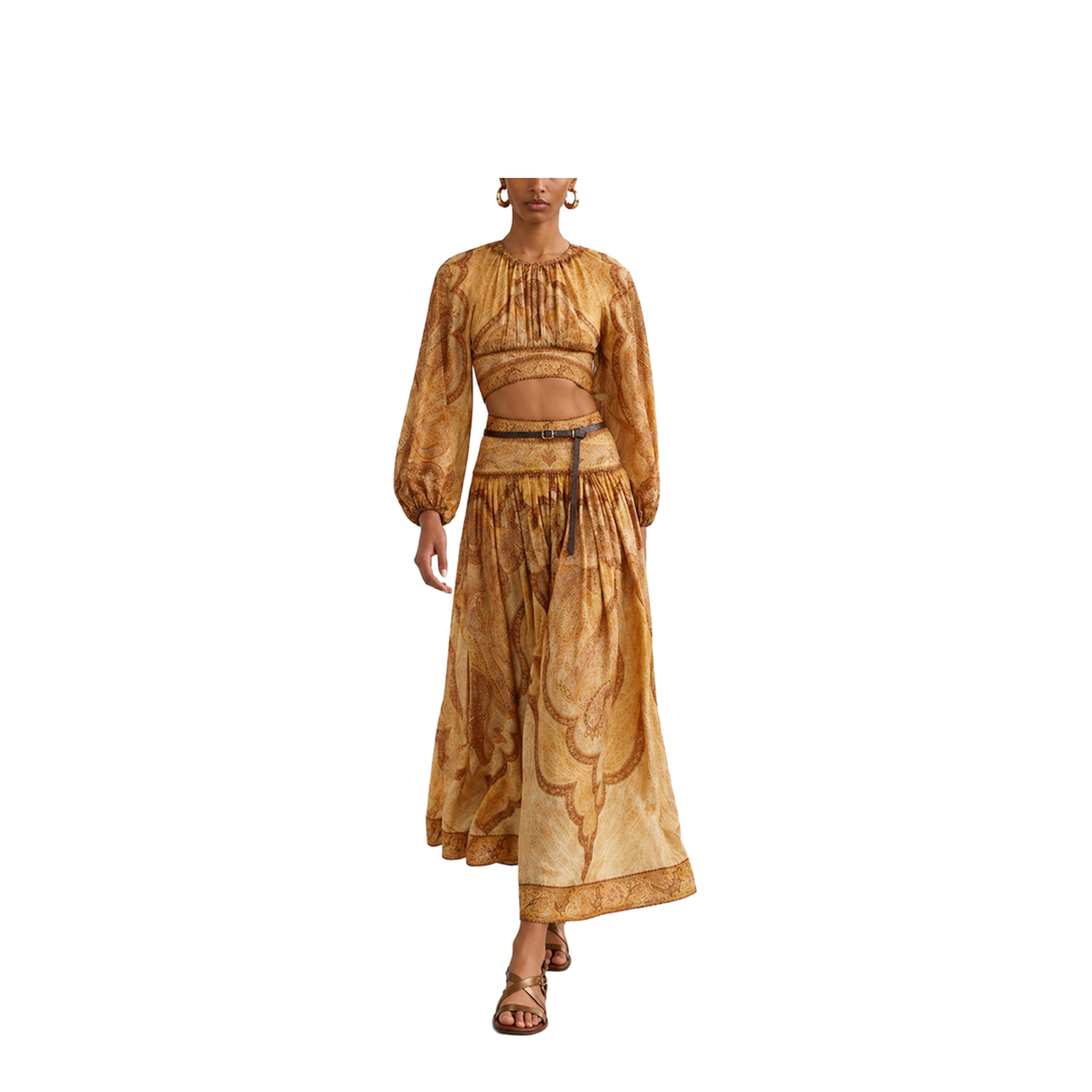 Women Skirt Mustard - Image 2