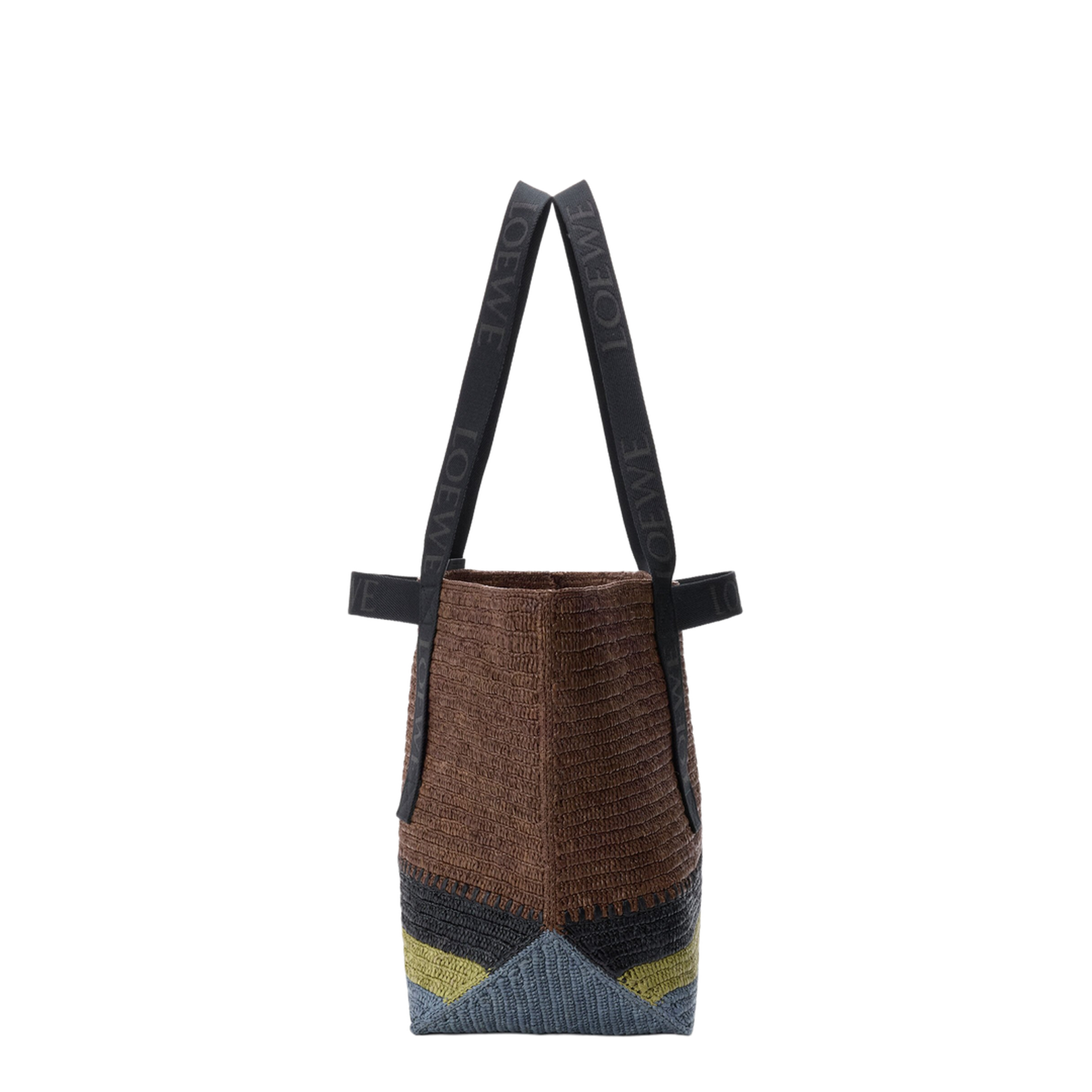 Fold Rafia Tote Bag - Image 3