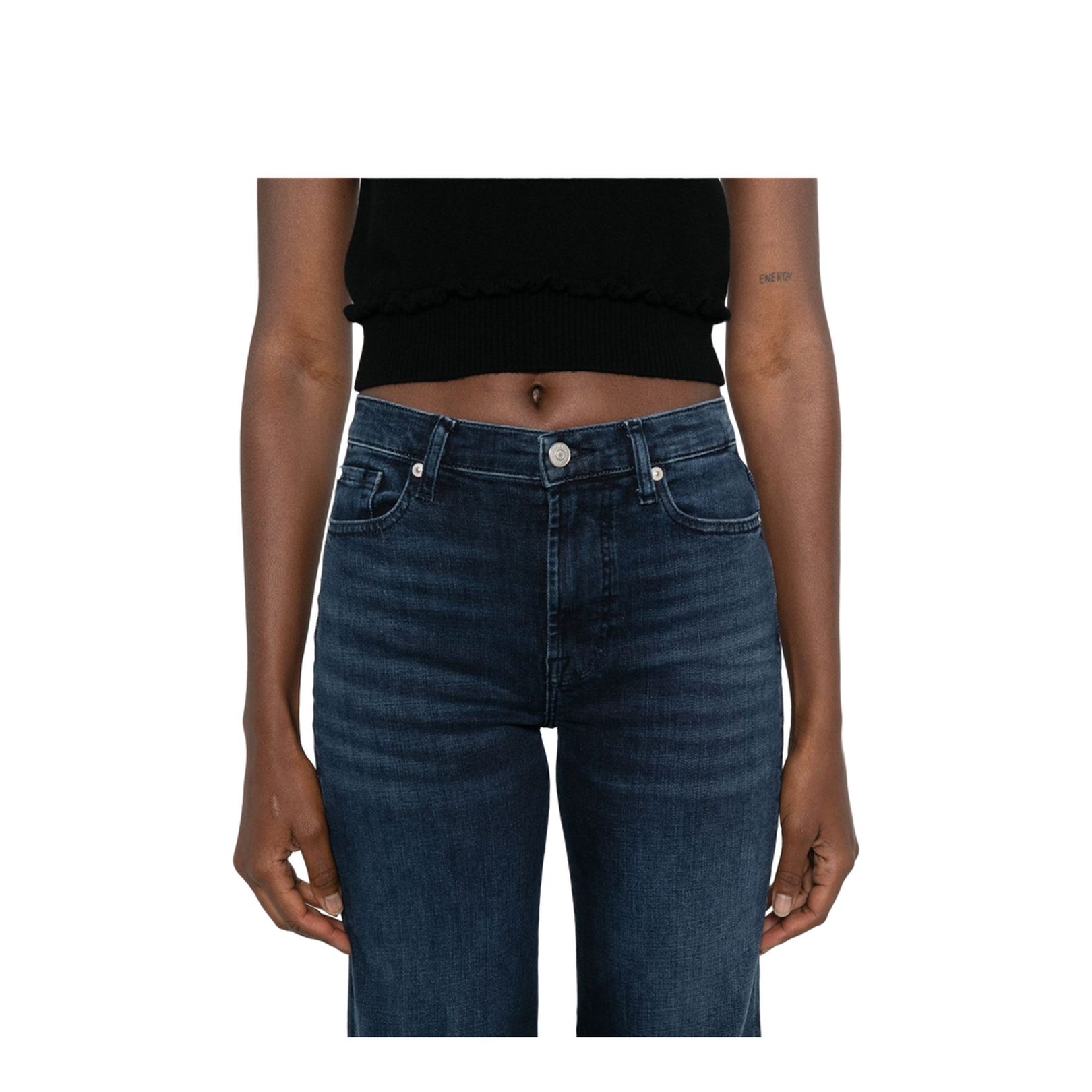 Wide-leg denim jeans - Image 3