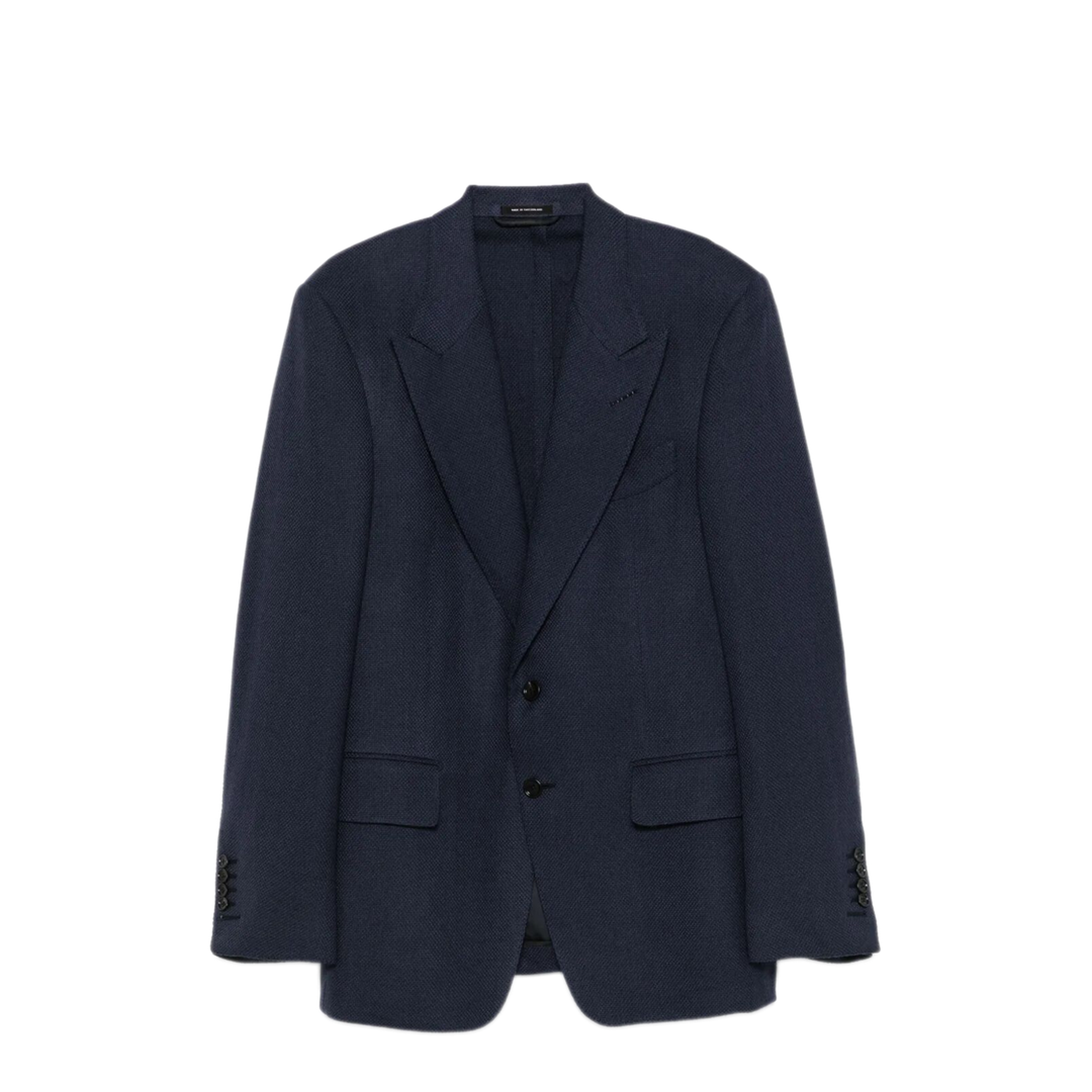 Basket Weave Shelton Wool Jacket - Image 1