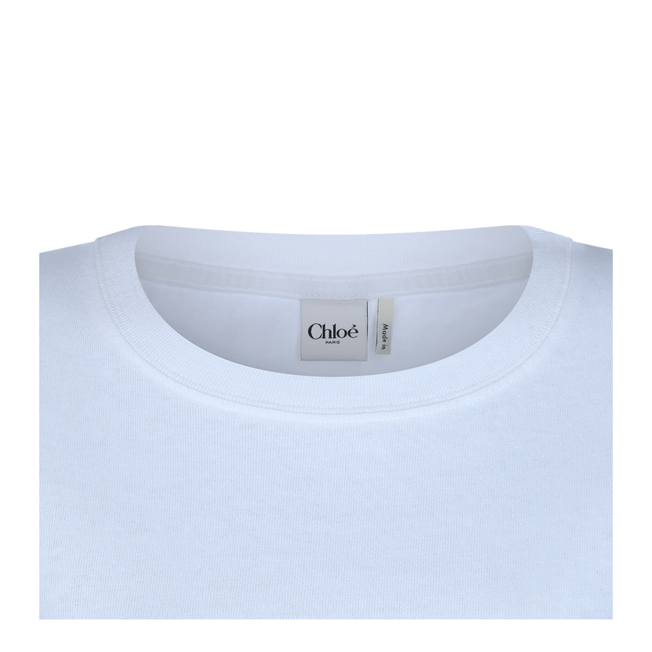 Baby Fit Logo T-Shirt in Cotton Jersey White - Image 6