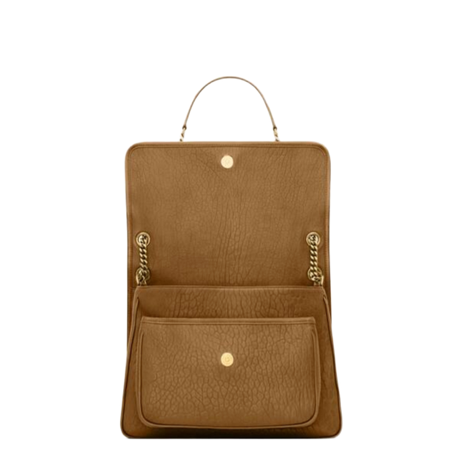 Niki Large Hand Bag Leather Brown - Image 4