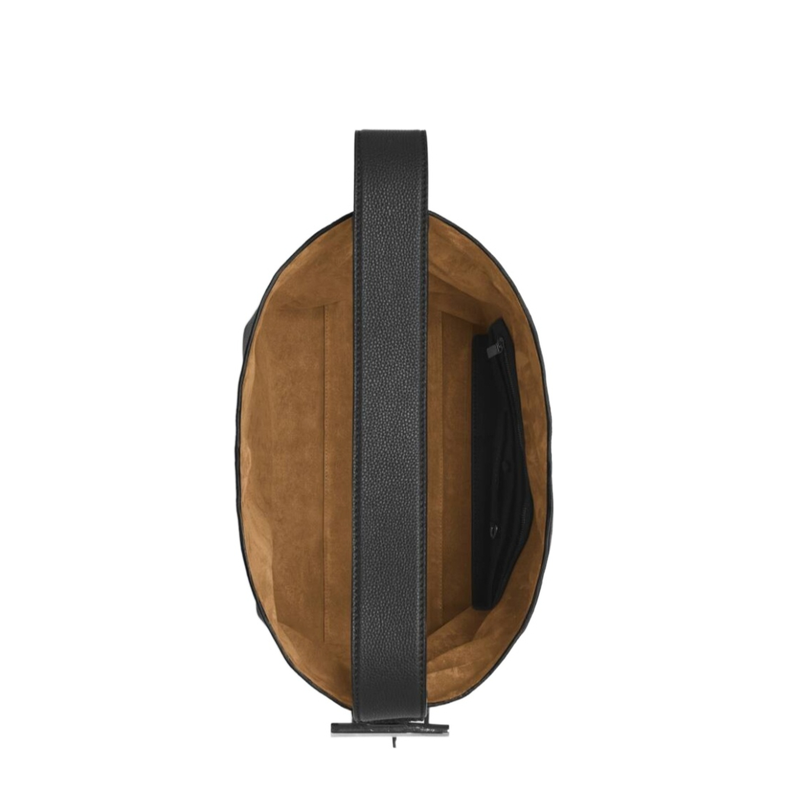 T-Bar Sling Hobo Bag Black - Image 4