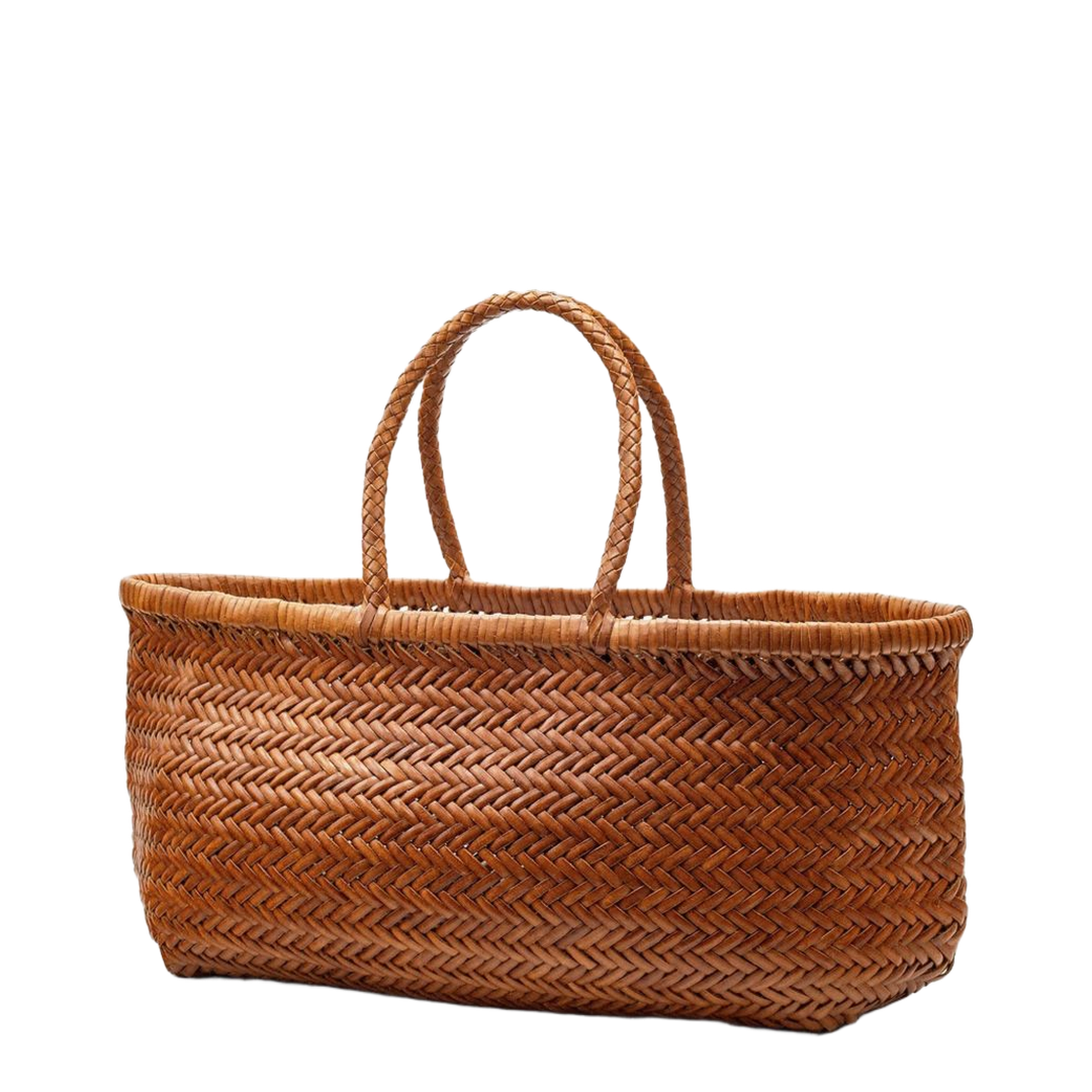 Triple Jump Small Buffalo Calfskin Tote - Tan - Image 3