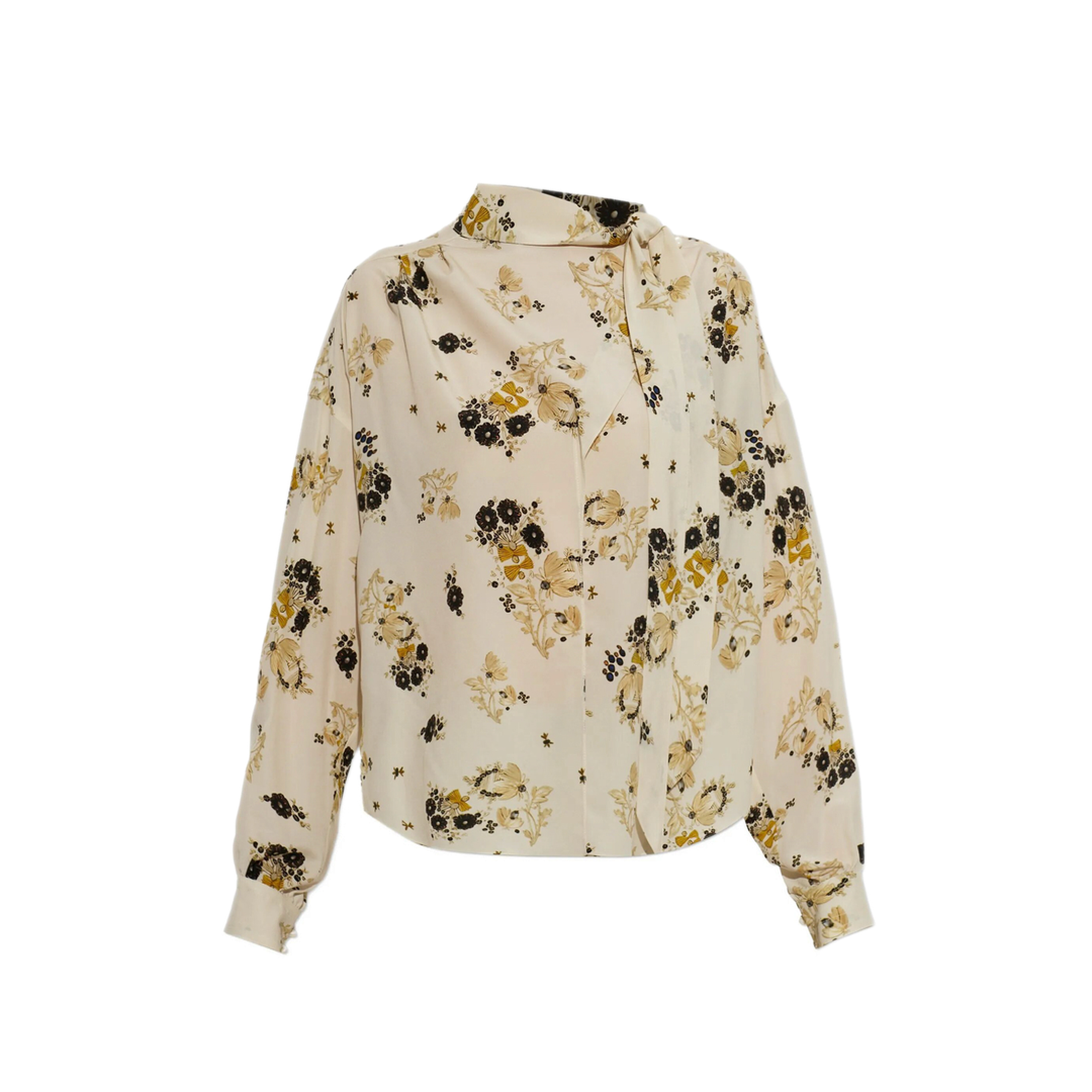 Printed Silk Blouse - Image 1