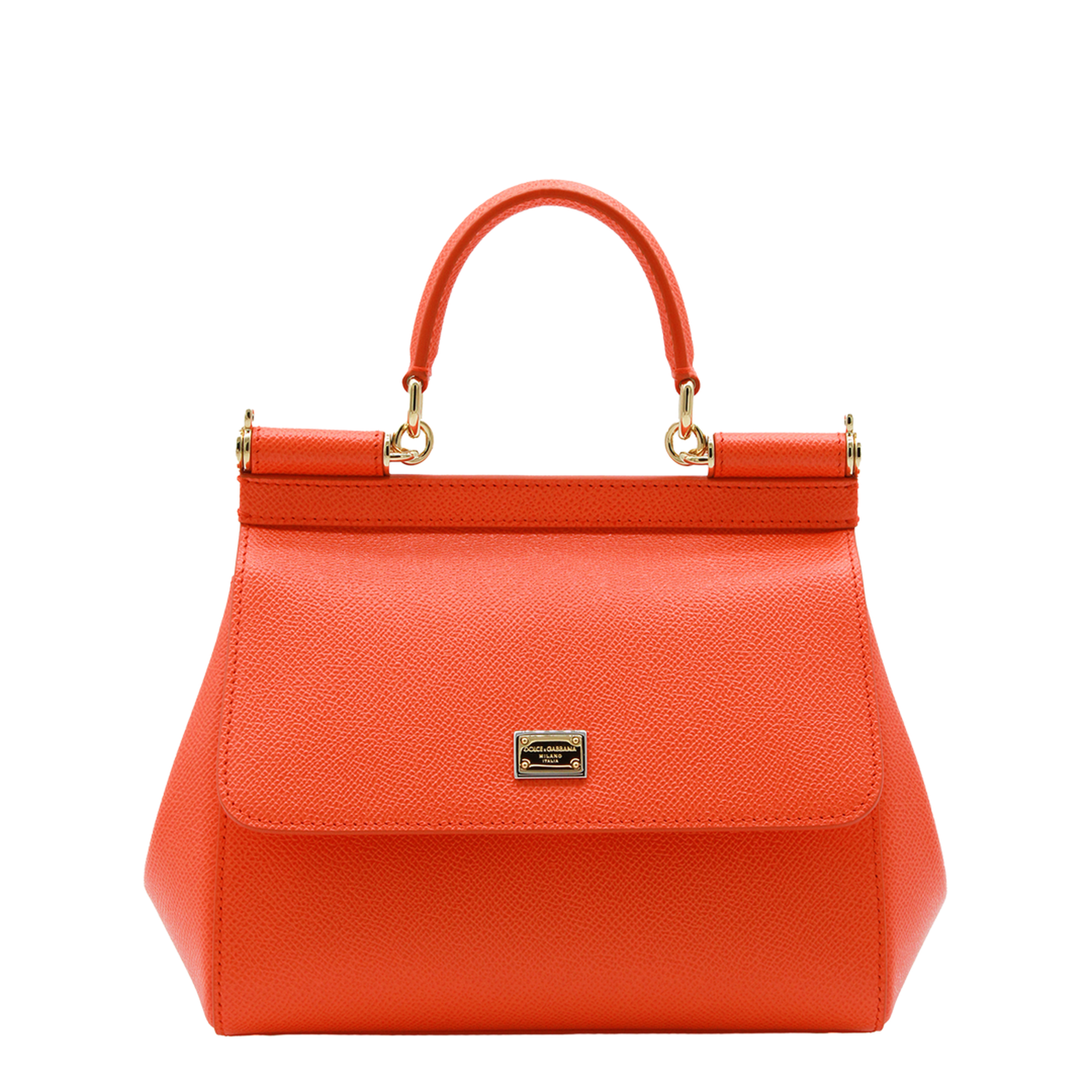 Sicily Medium Calfskin Top-Handle Bag - Rosa Carne - Image 1