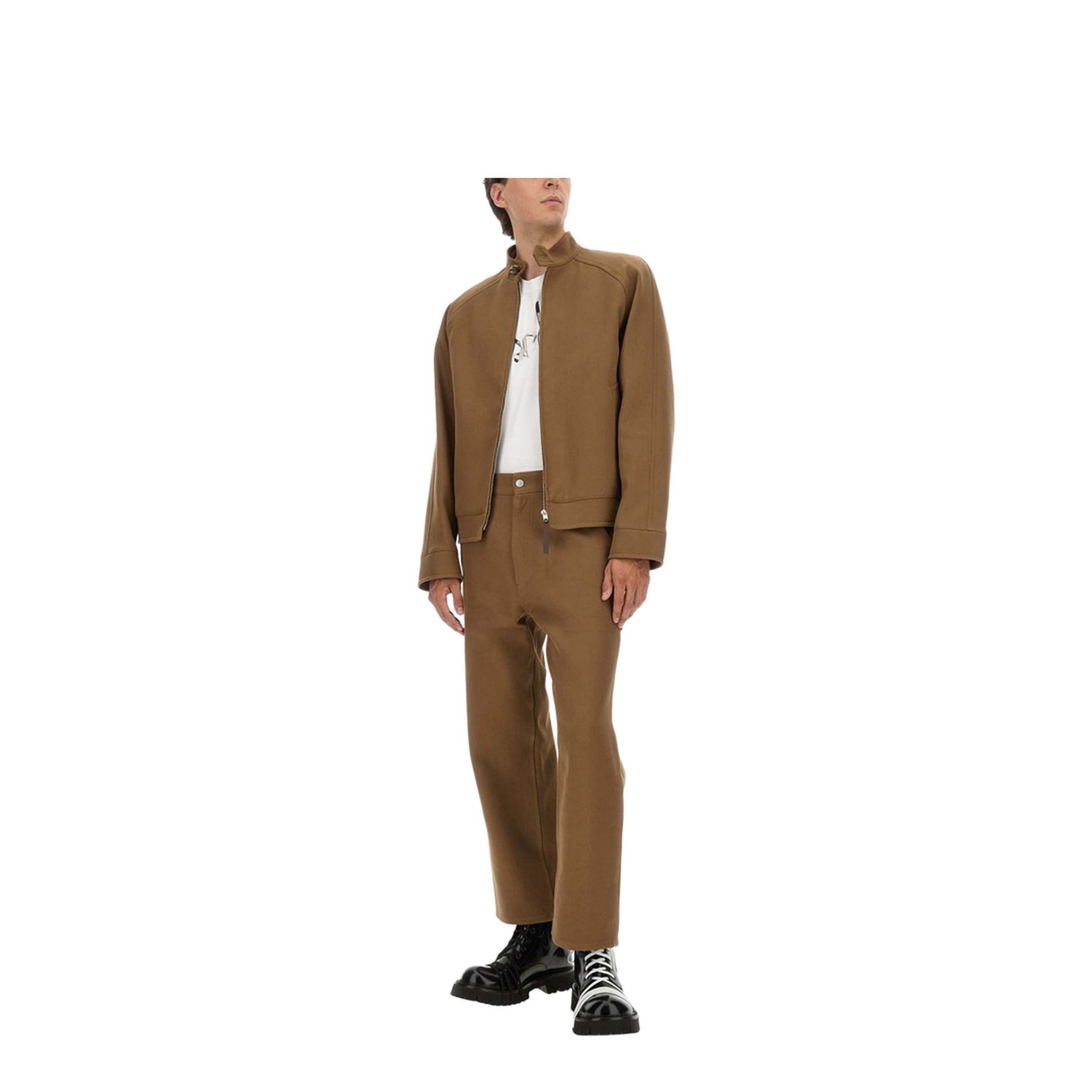 Double Cotton Tricotine Pants - Image 2