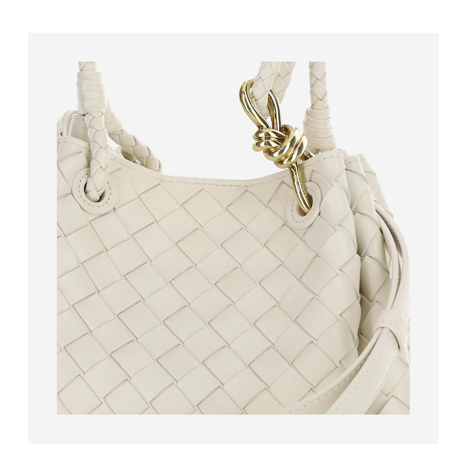 Parachute Small Lambskin Shoulder Bag - Sea Salt - Image 4