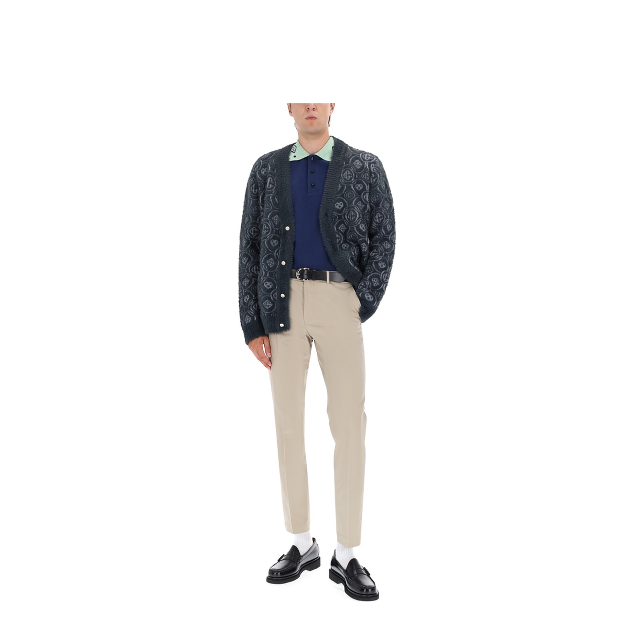 Monogram Fluffy Cardigan - Image 2