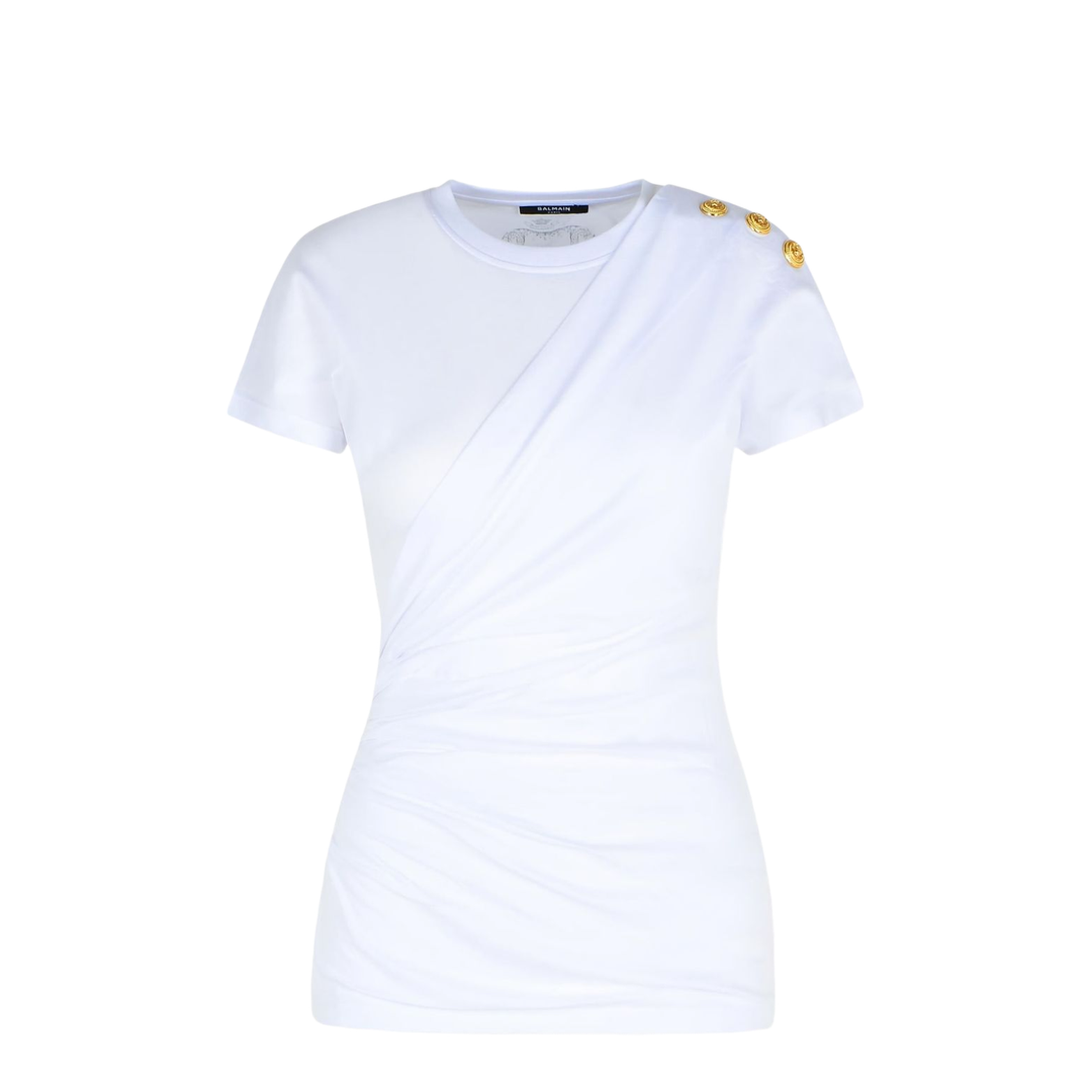 Cotton T-Shirt In White - Image 1