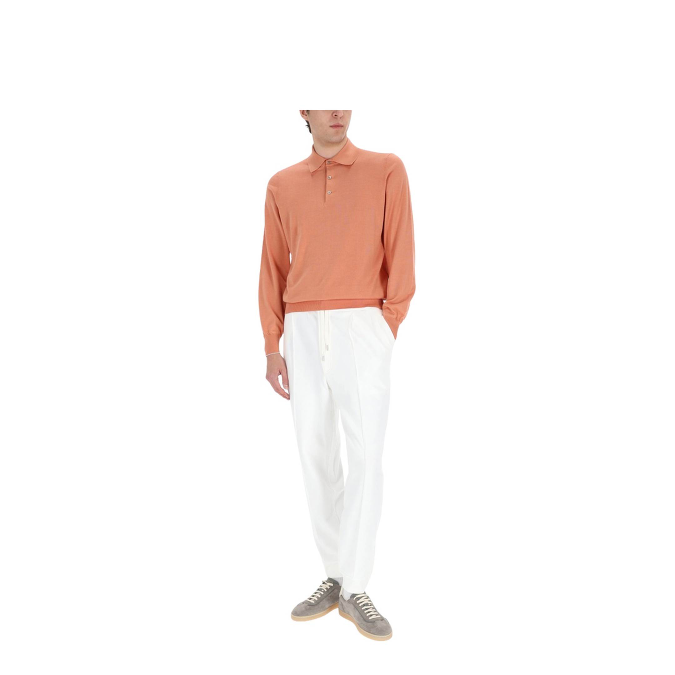 Cotton Knit Polo Shirt - Image 2