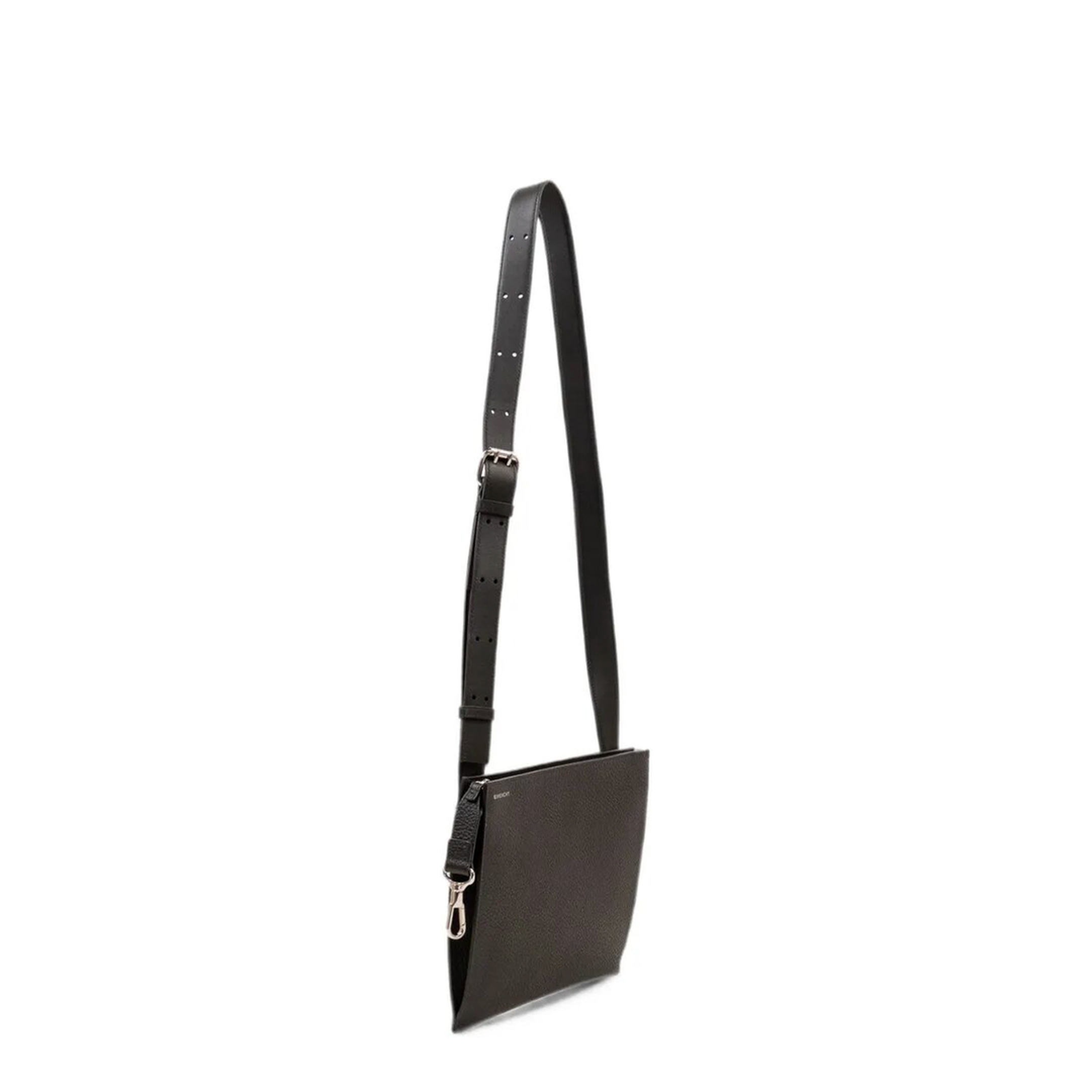 Calf Leather Messenger Bag - Black - Image 2