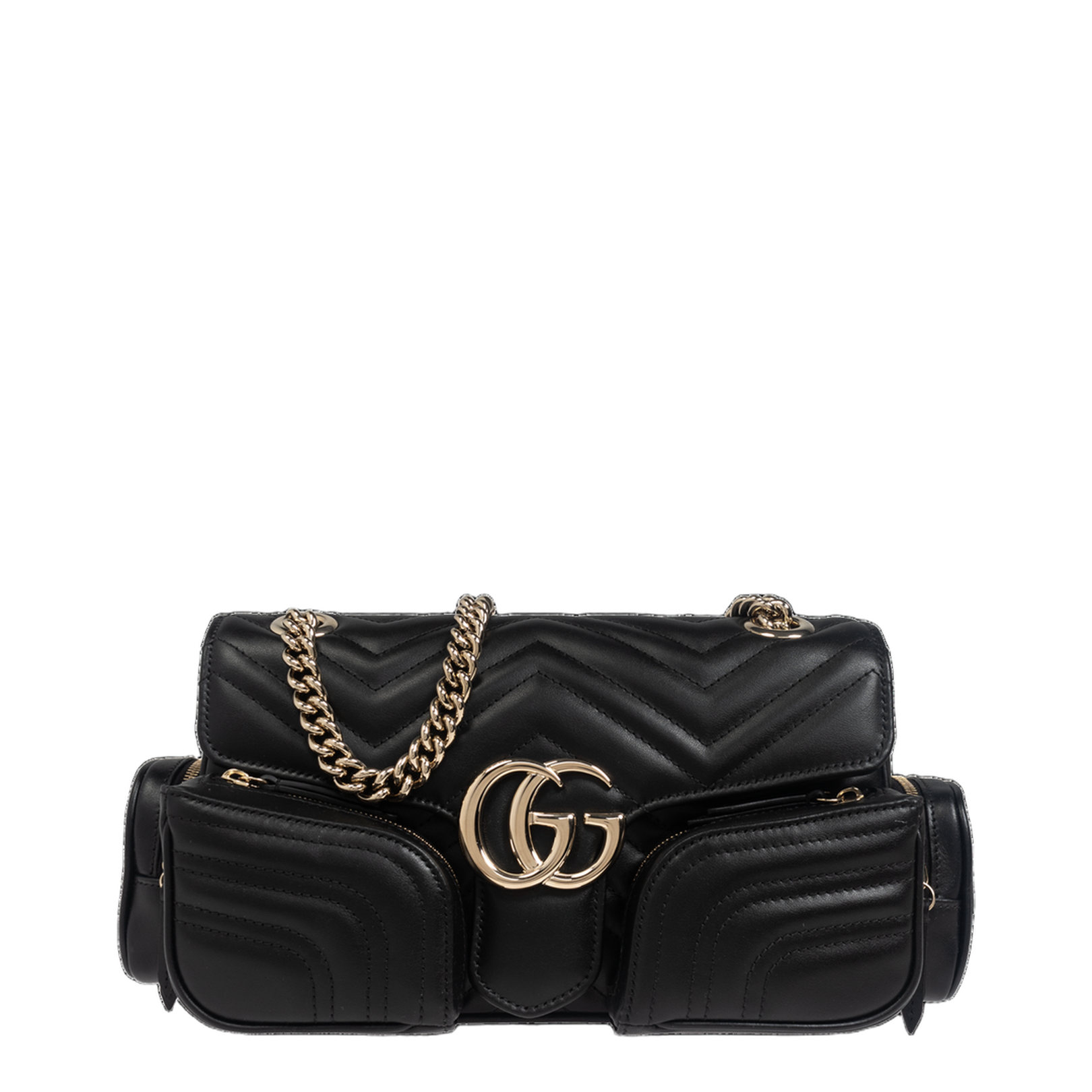 Go Small Leather Shoulder Bag - Black - Image 5
