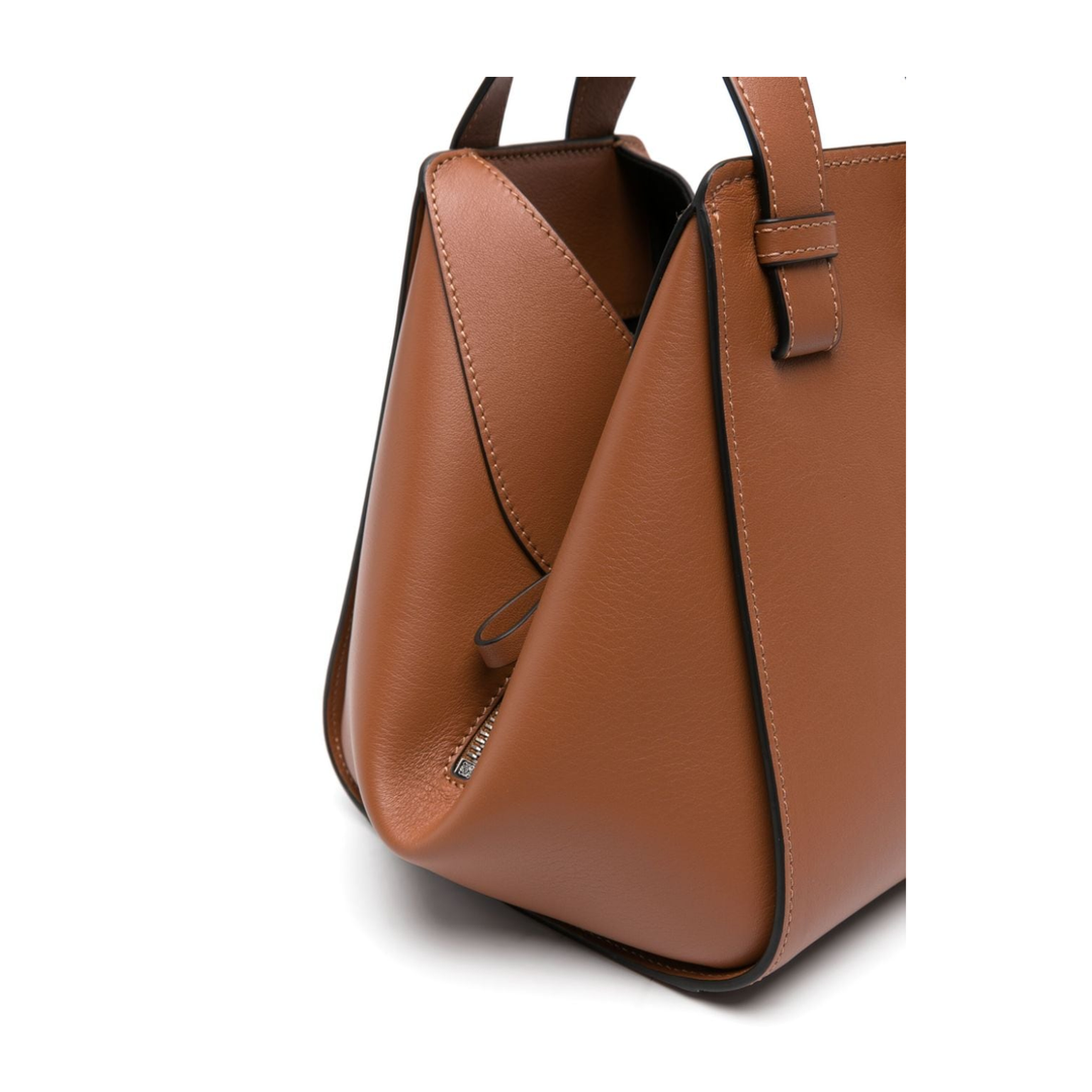 Hammock Compact Calfskin Tote - Tan - Image 4