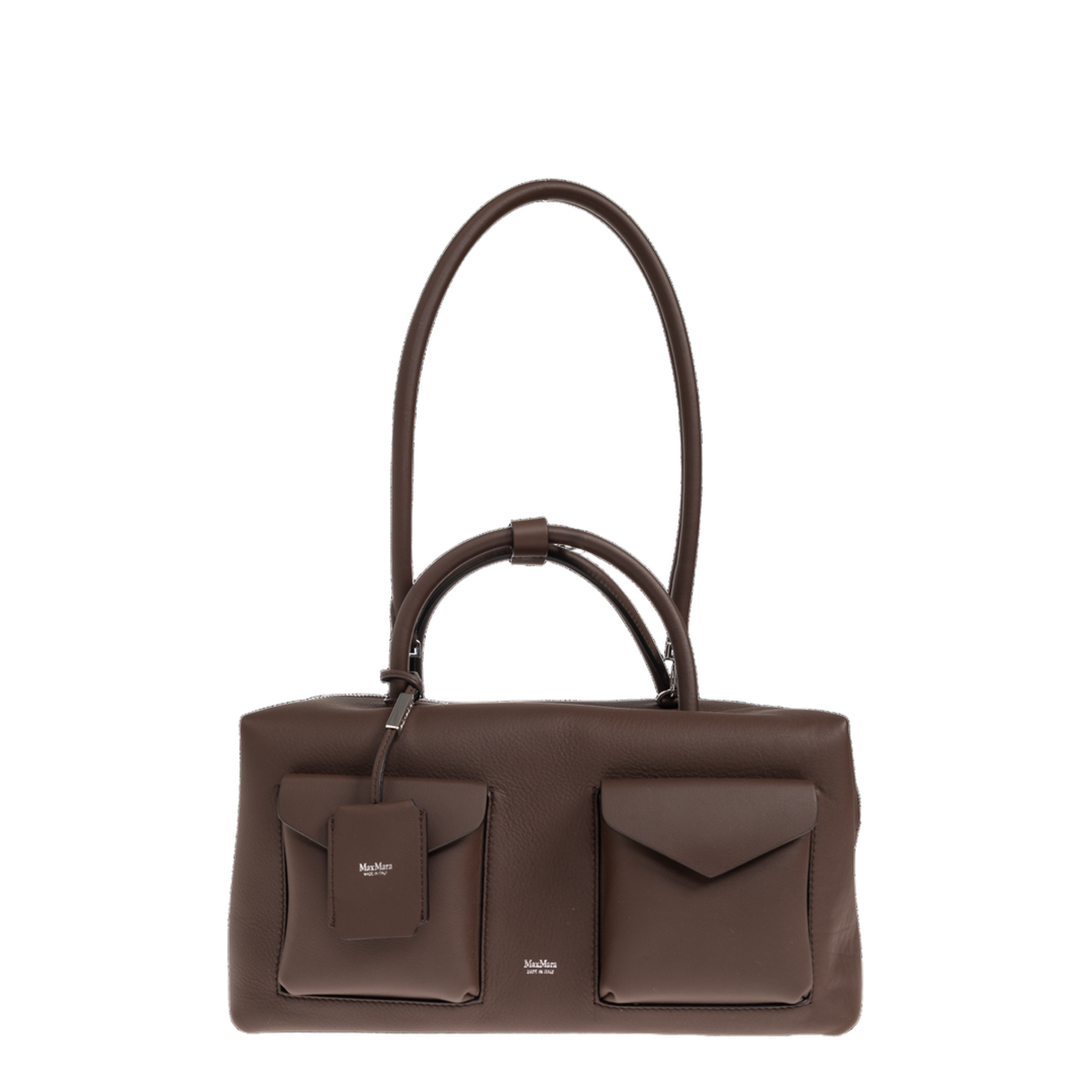 Holdall Cargo Large Calf Leather Boston Bag - Marron - Image 1