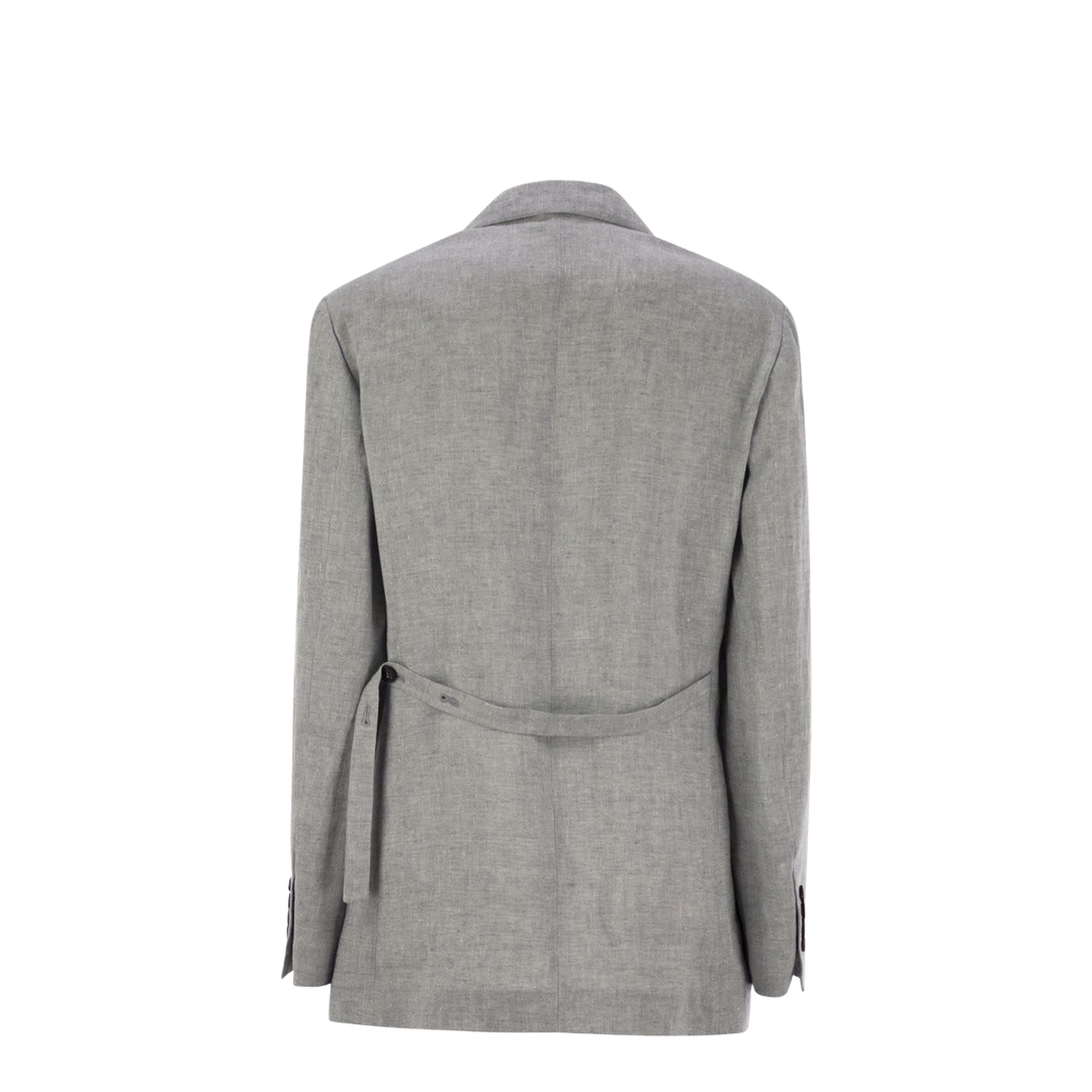Sparkling Linen Canvas Jacket - Image 1