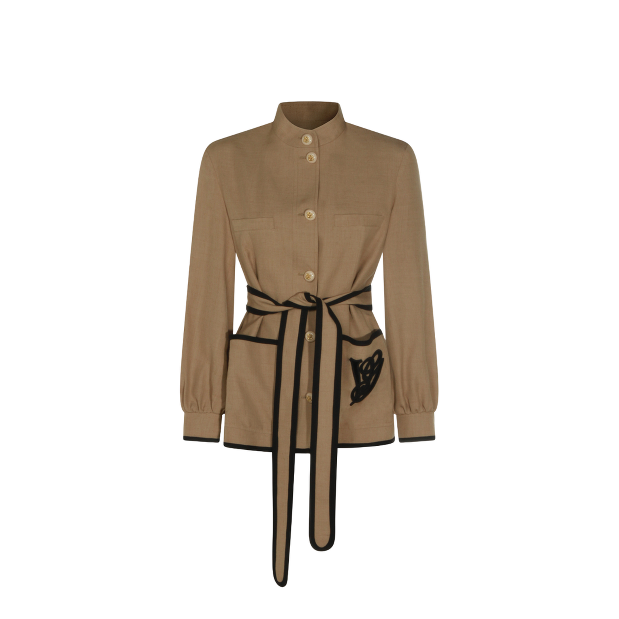 Caban Embroidered Logo Jacket - Image 2