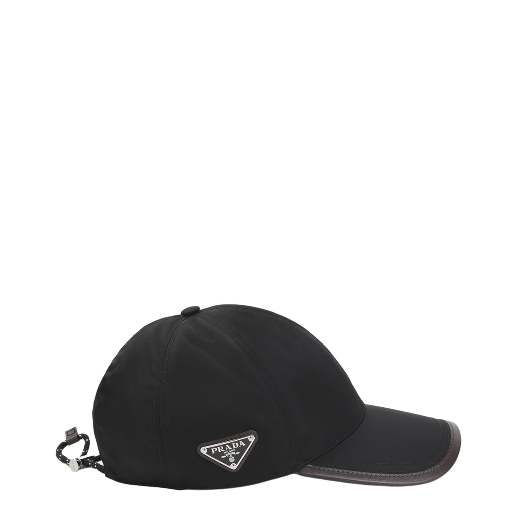 Black Re-Nylon Baseball Cap - Image 3