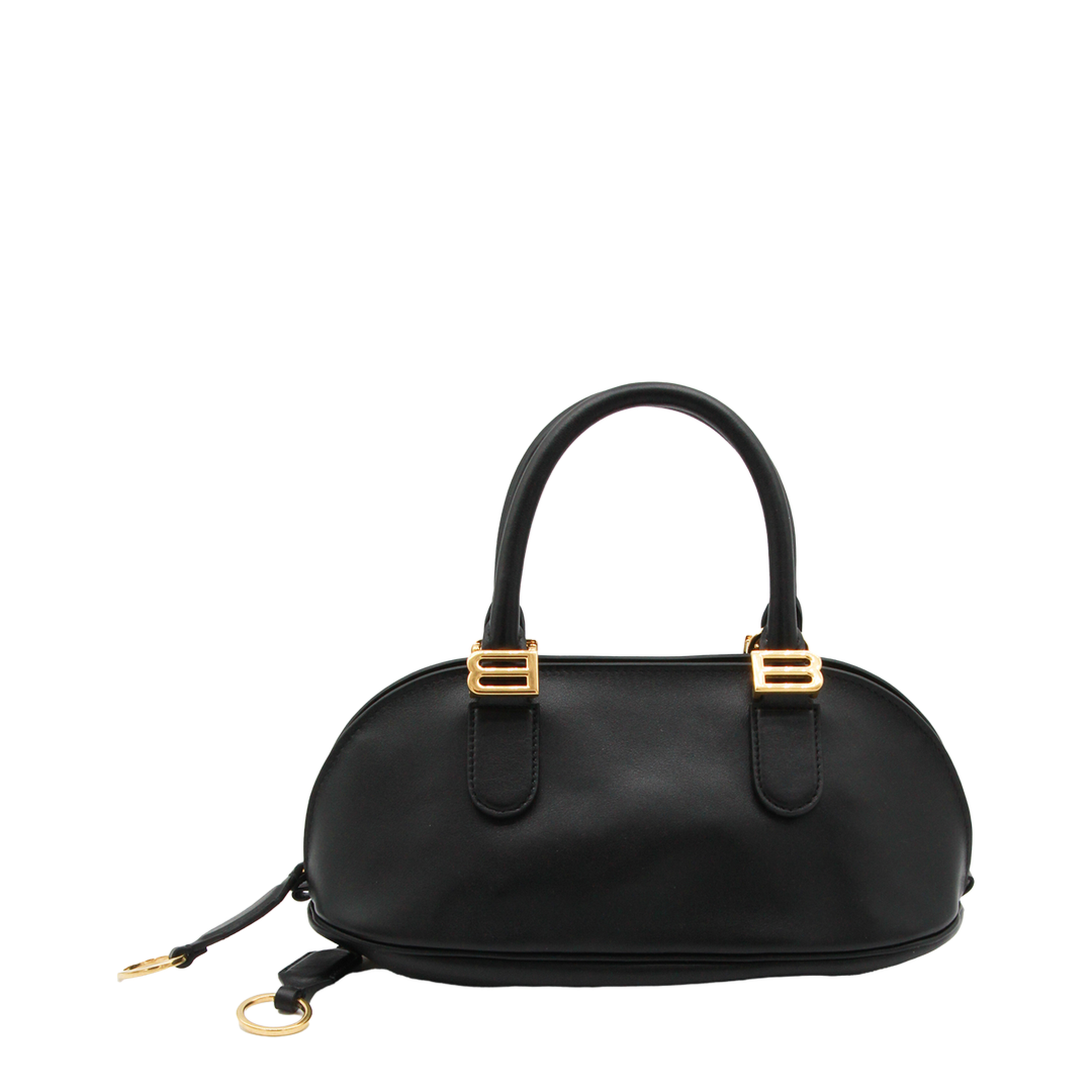 Bolero Mini Smooth Calfskin Bowling Bag - Noir - Image 8
