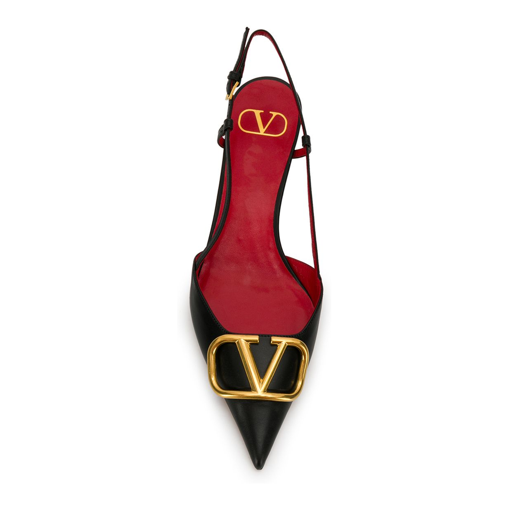 VLogo Signature Pointed Toe Side Buckle Fastening - Image 4