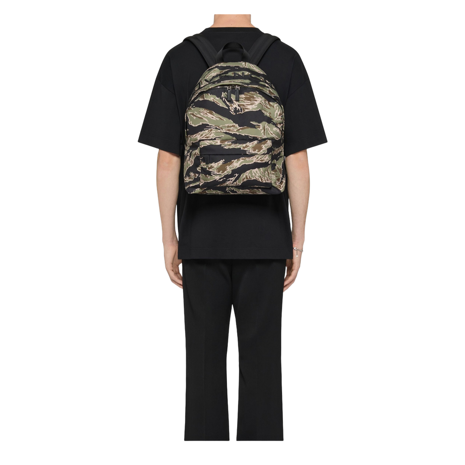 Essential U Backpack In Nylon With Camo Print - Image 4