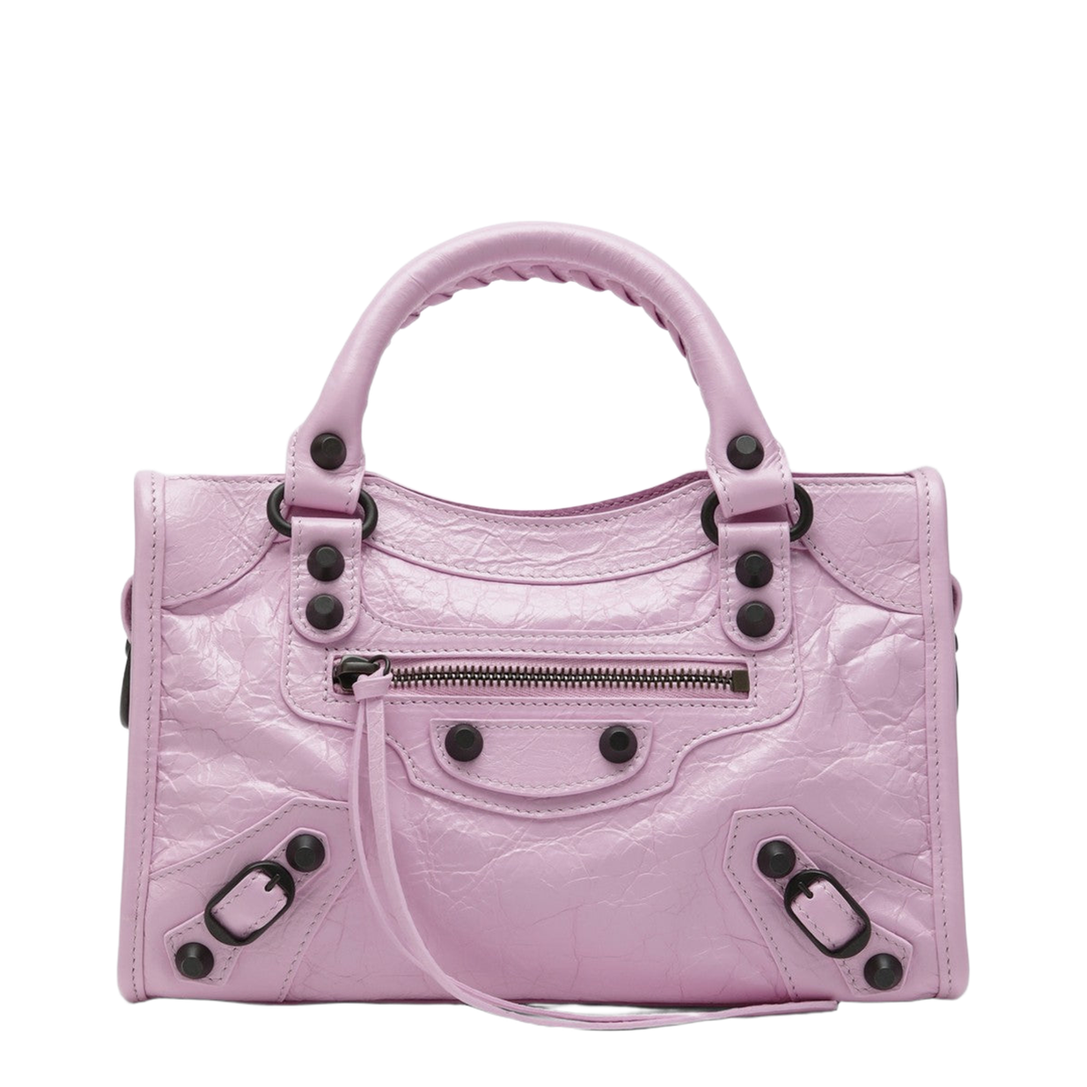 Le City Mini Arena Lambskin Top-Handle Bag - Bubbly Pink - Image 1