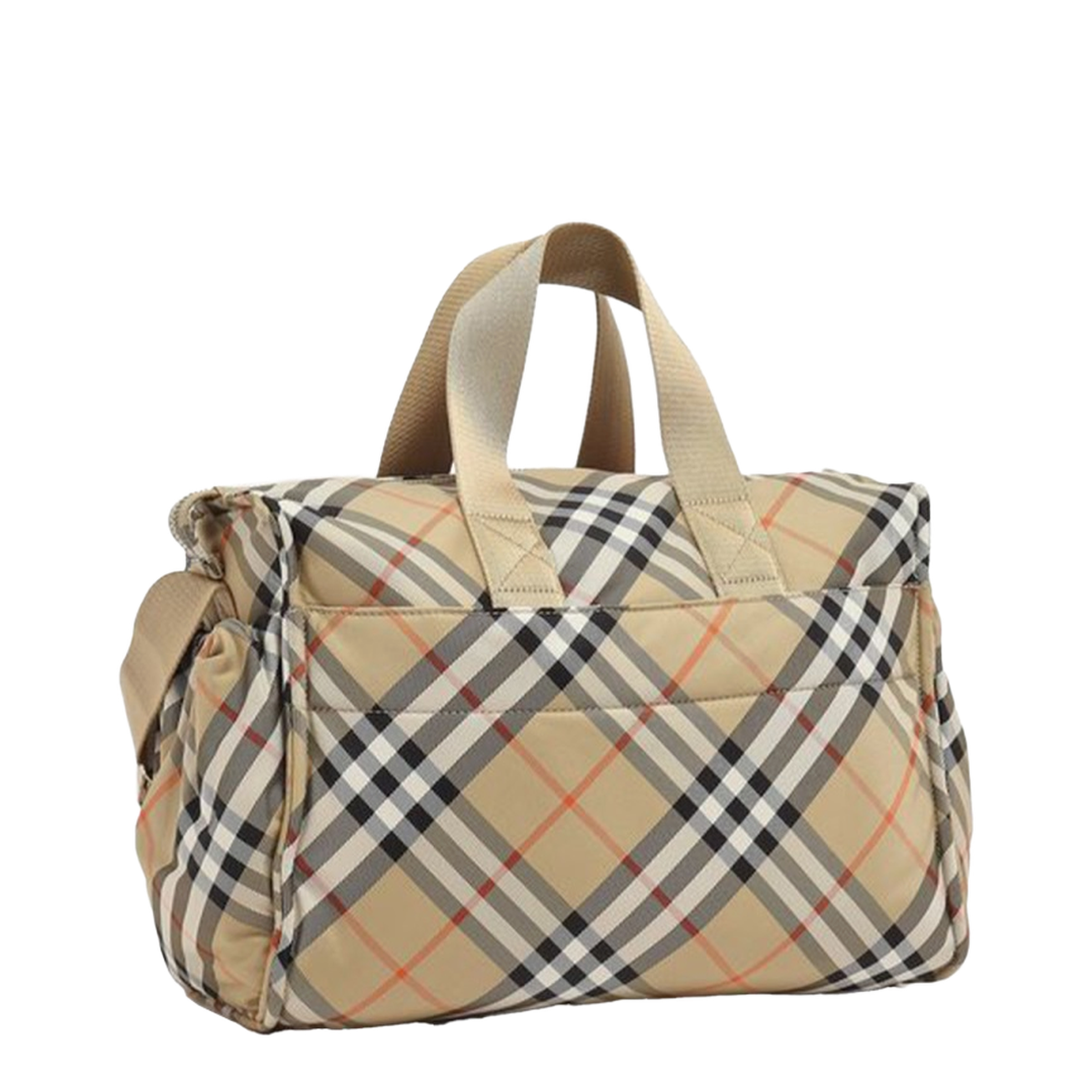 Check Polyamide Changing Bag - Sand IP Check (Beige Check) - Image 2