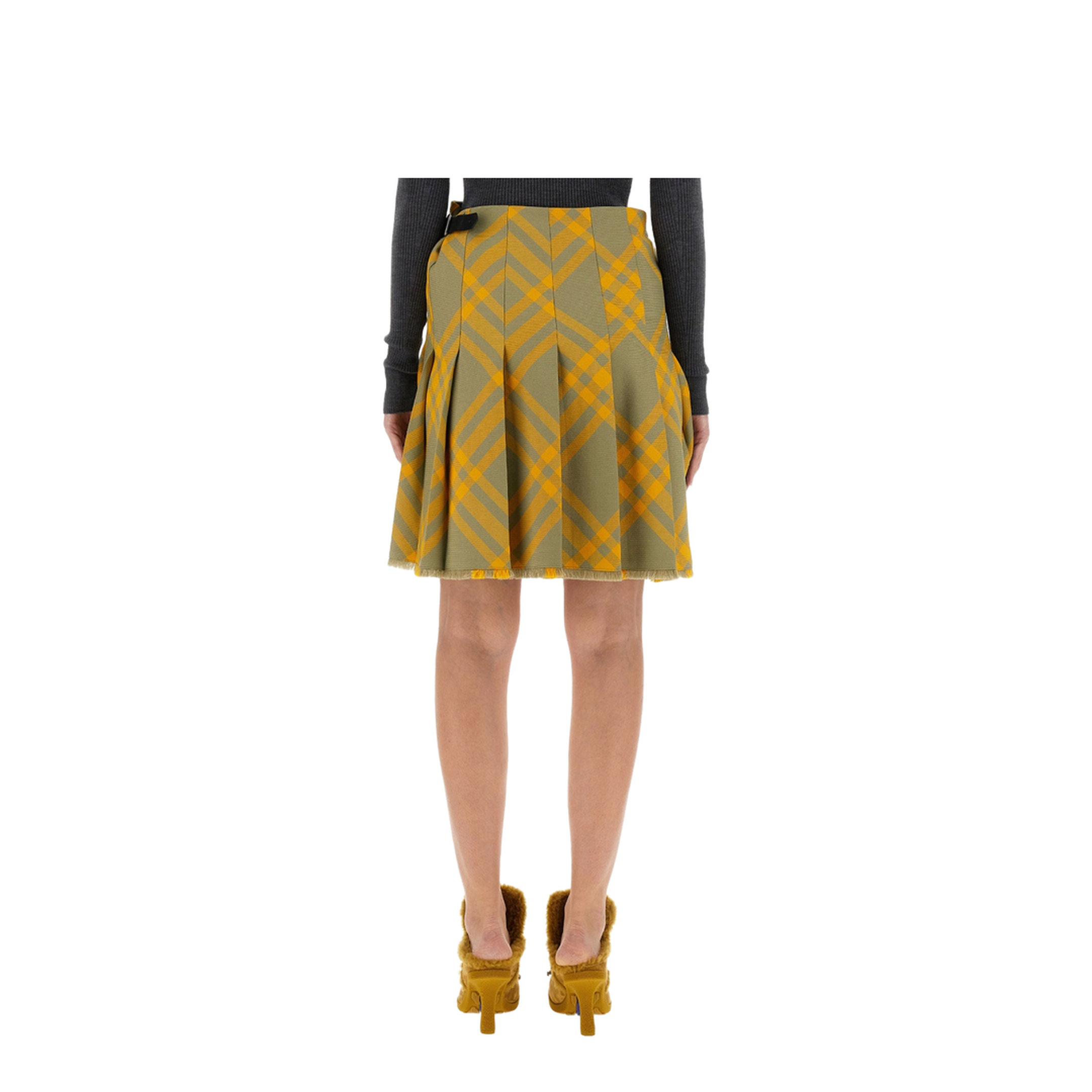 Embroidered Silk Skirt - Image 3