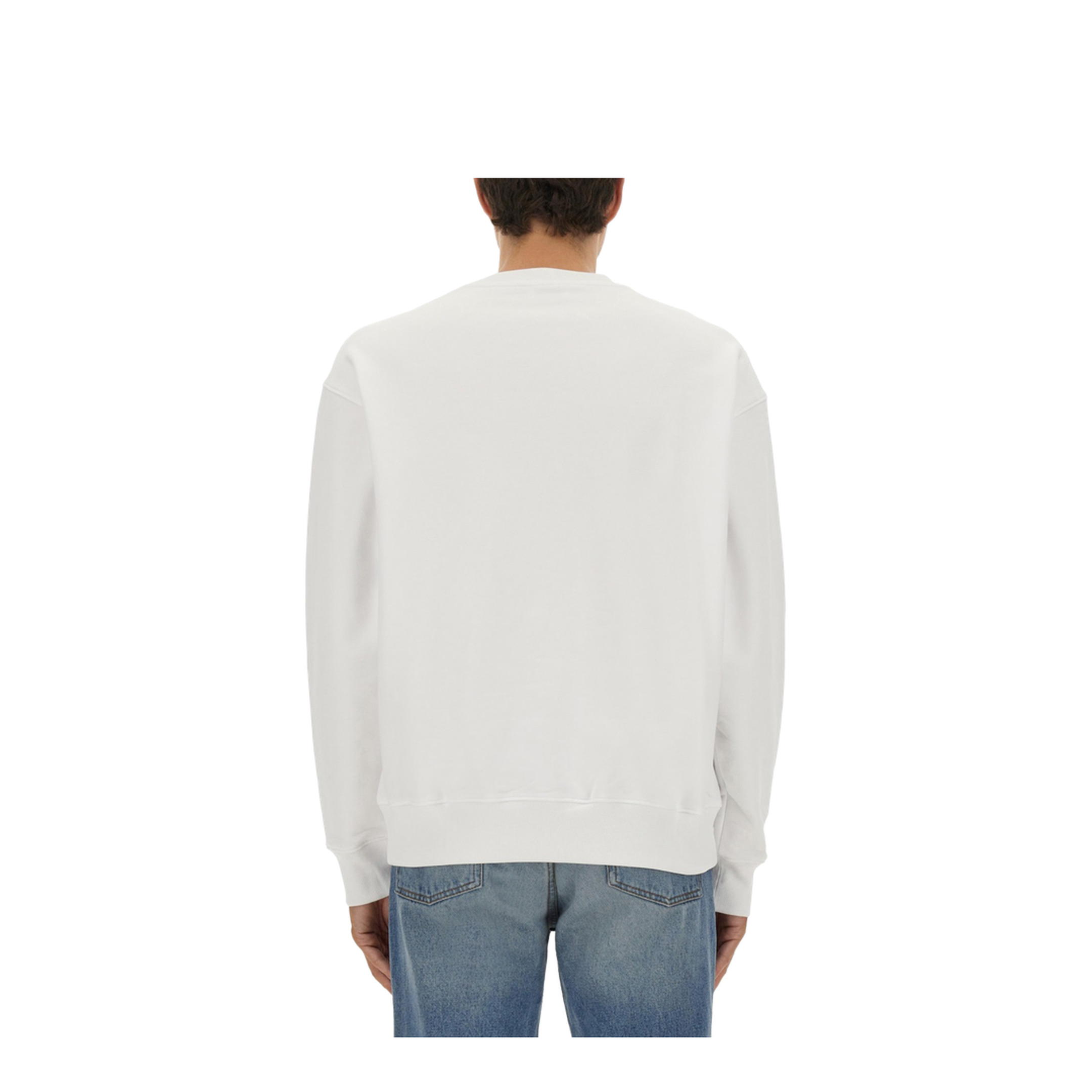 Sweatshirt with Laurel Crown Logo Embroidery - Image 3