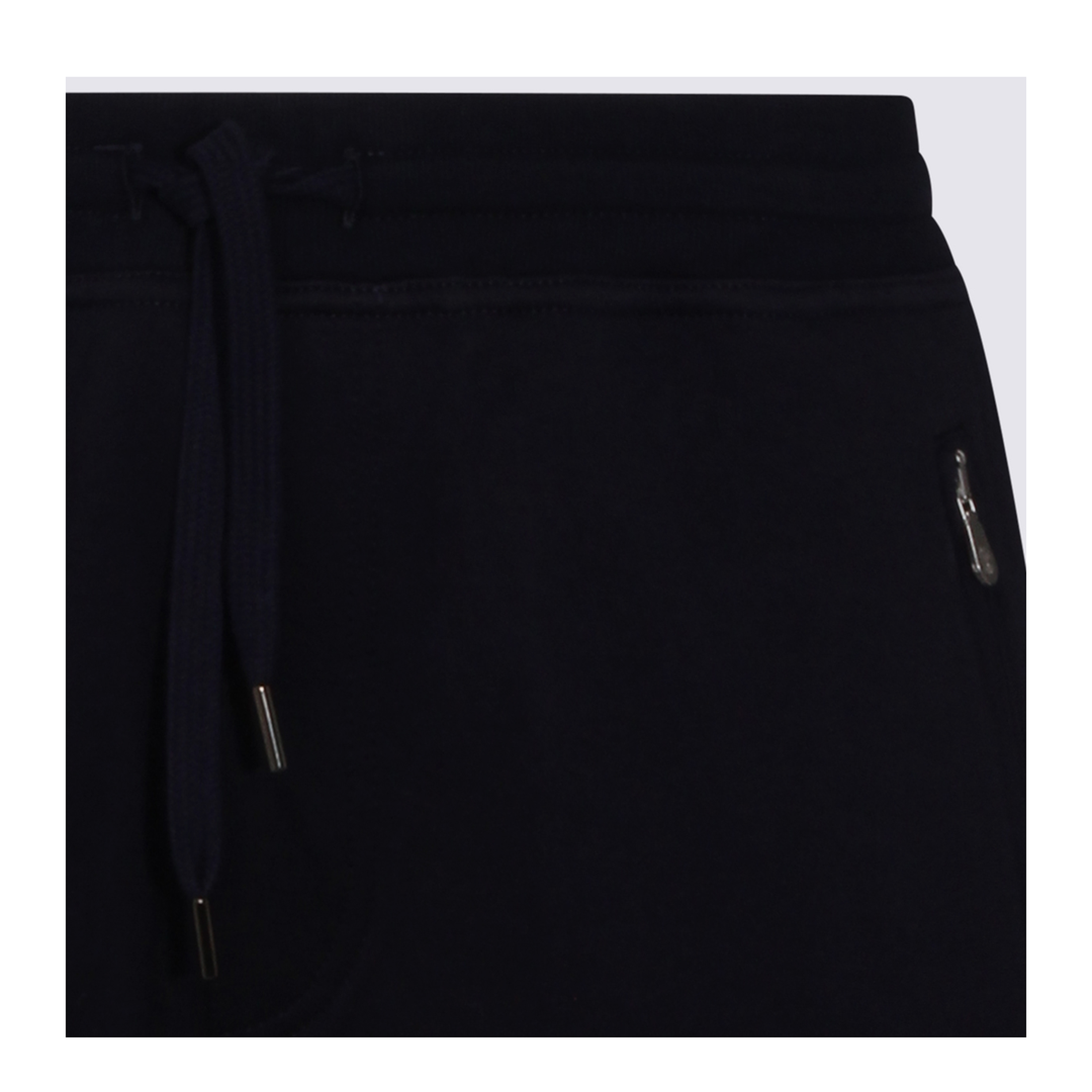 Techno Cotton Fleece Bermuda Shorts Black - Image 6
