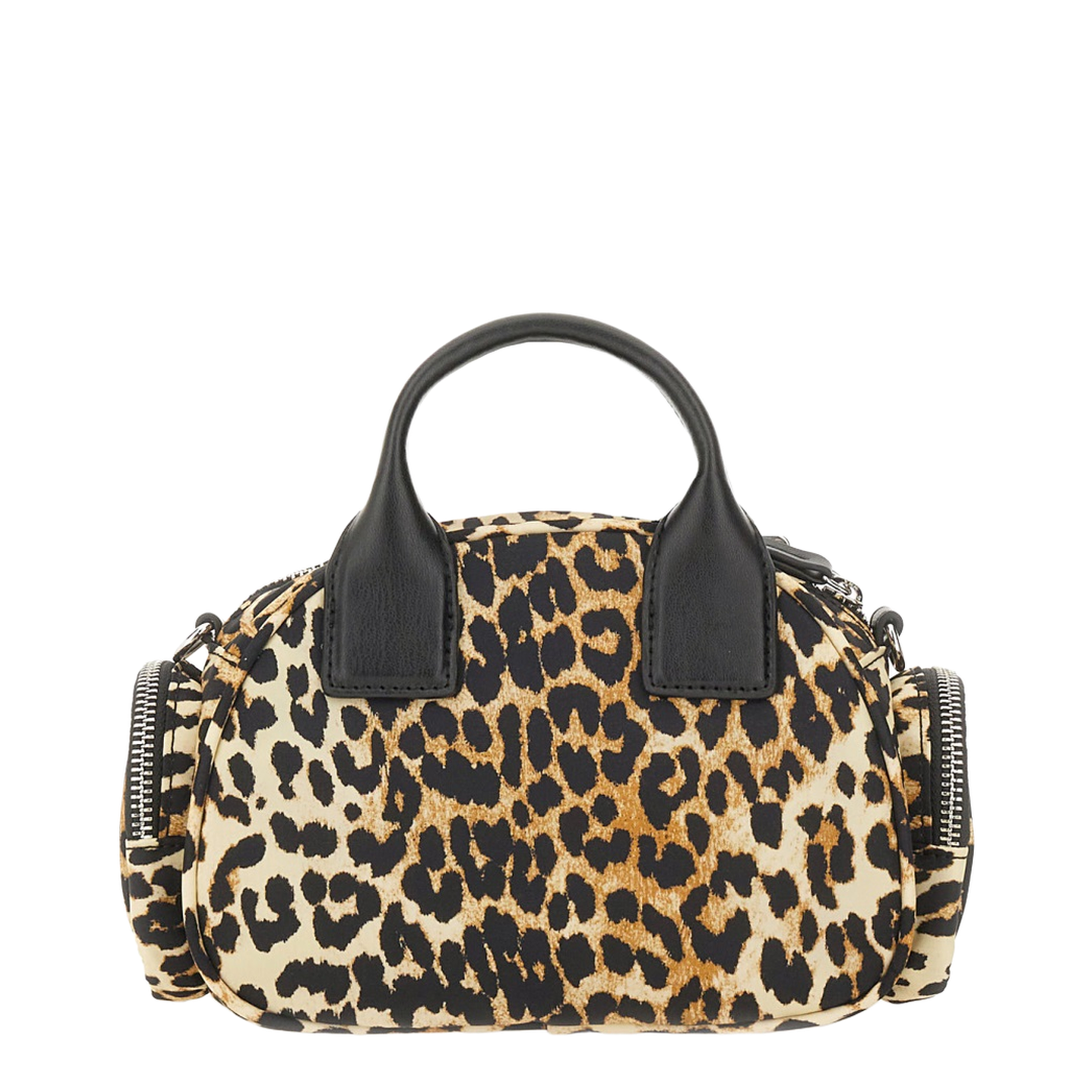 Small Nylon Duffle Bag - Leopard - Image 3