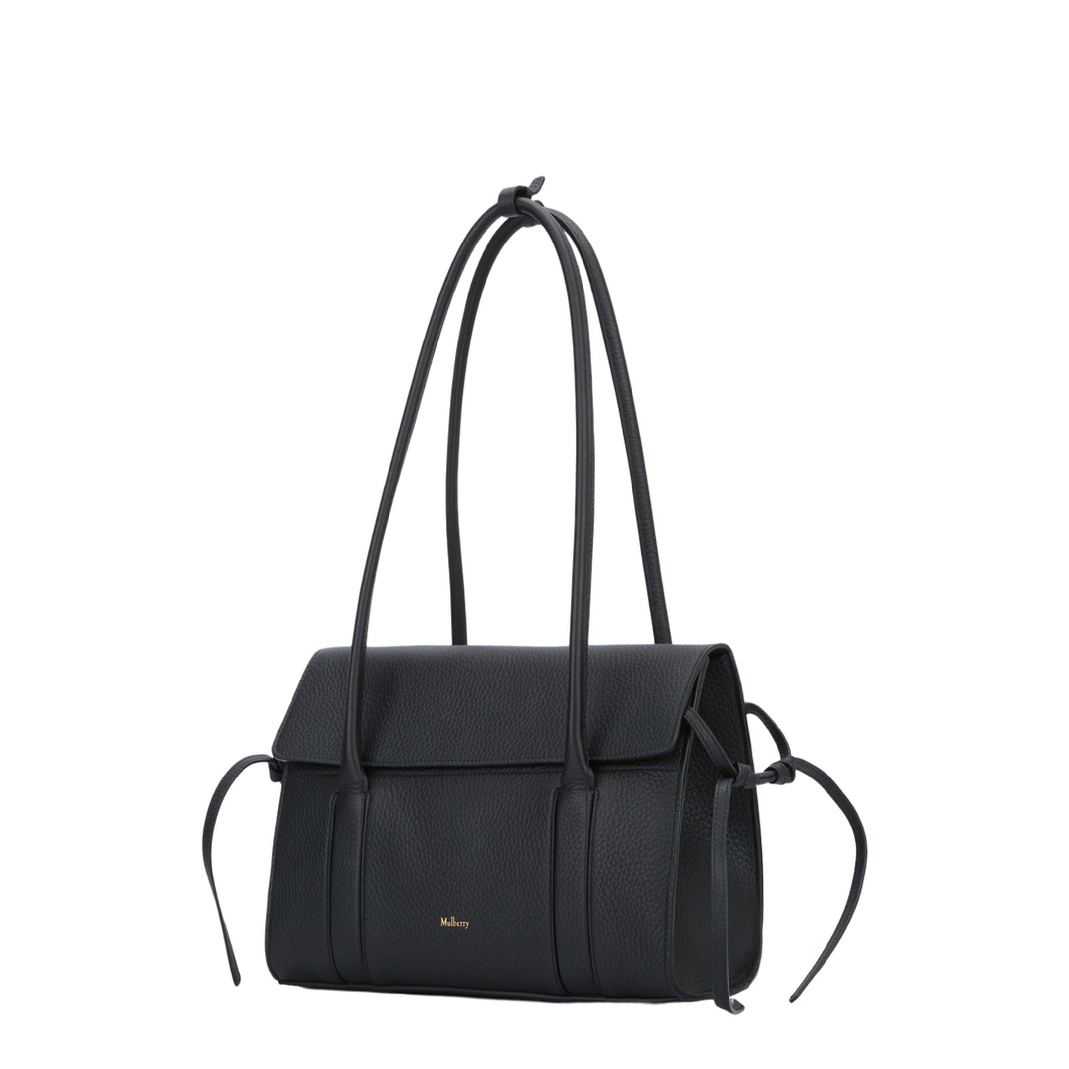Bayswater Small Bovine Leather Shoulder Bag - Black - Image 2